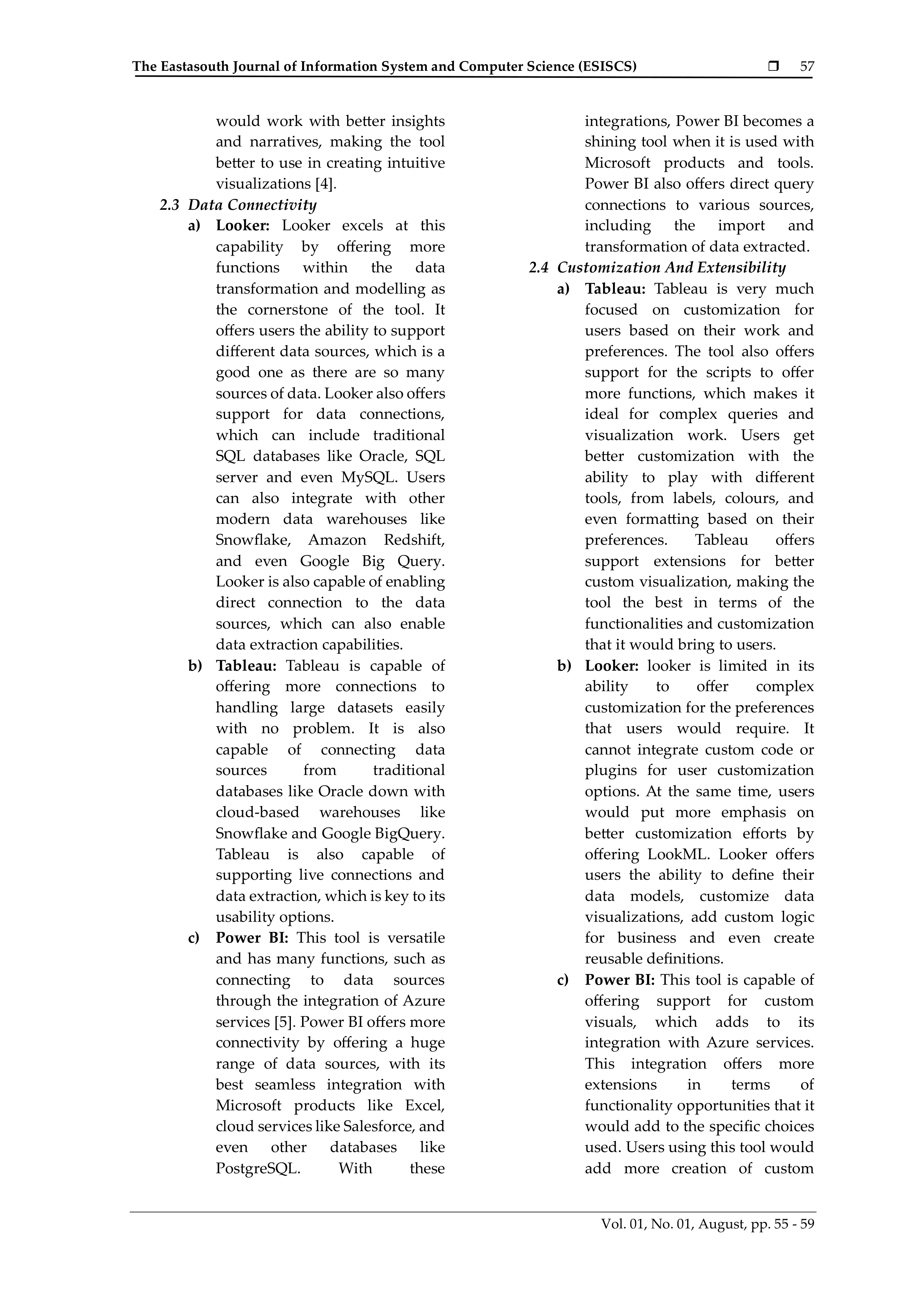Looker Data Visualization — page 3