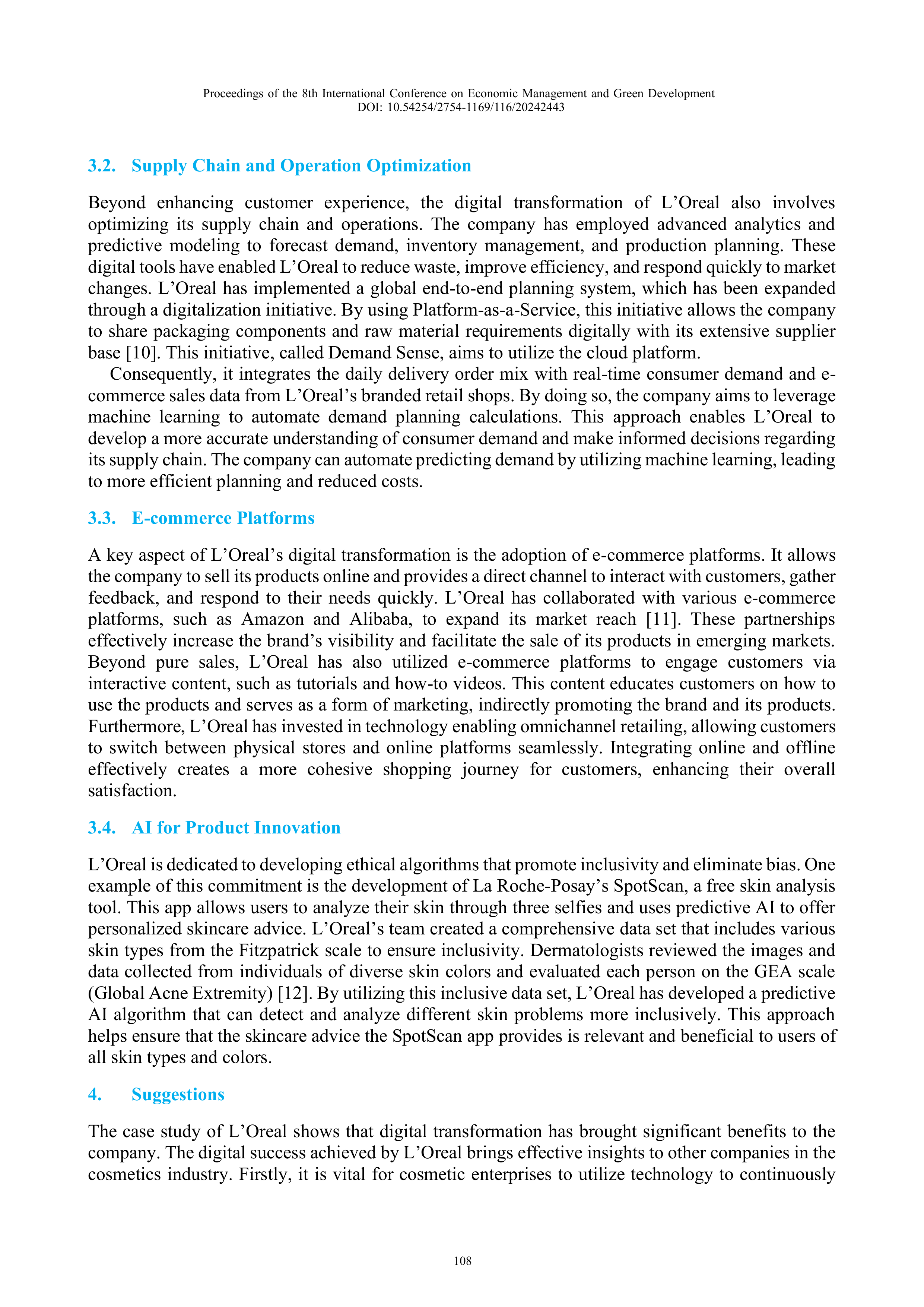 Loreal Case Study — page 3