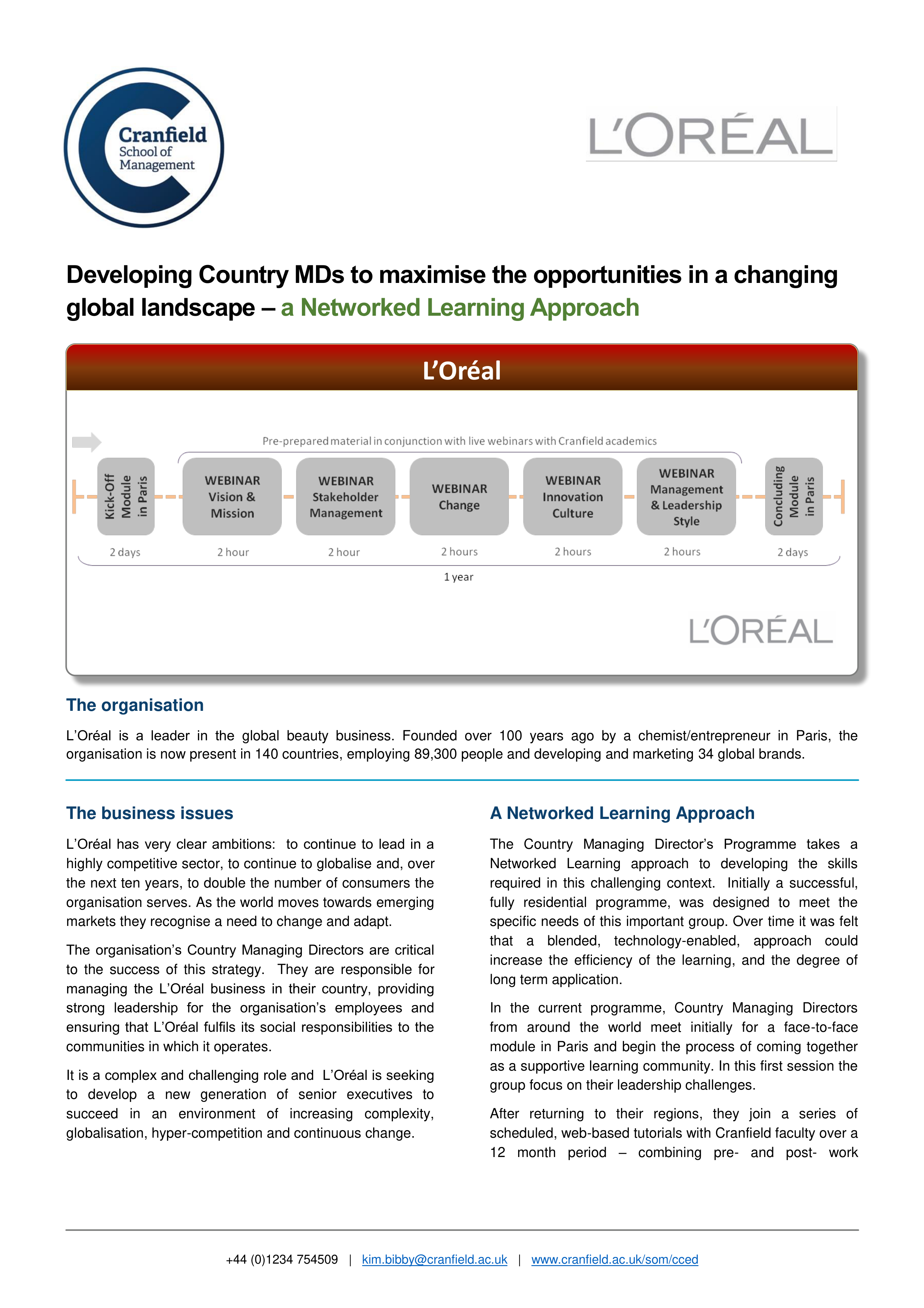 Loreal Leadership Skills — page 1