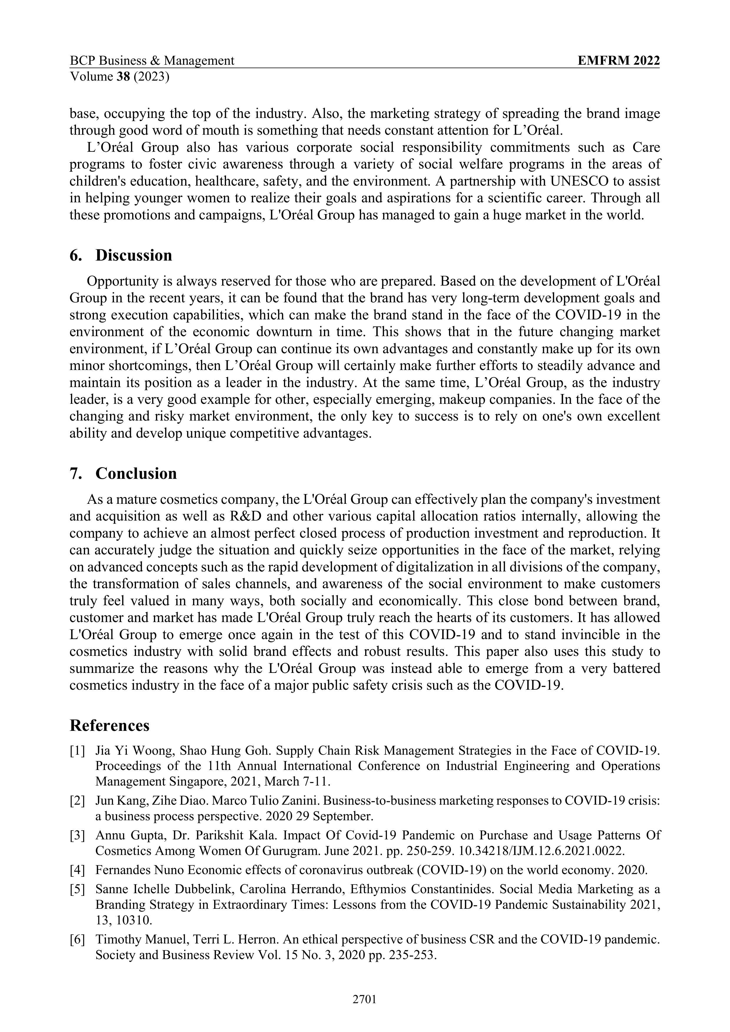 Loreal Marketing Strategy — page 10
