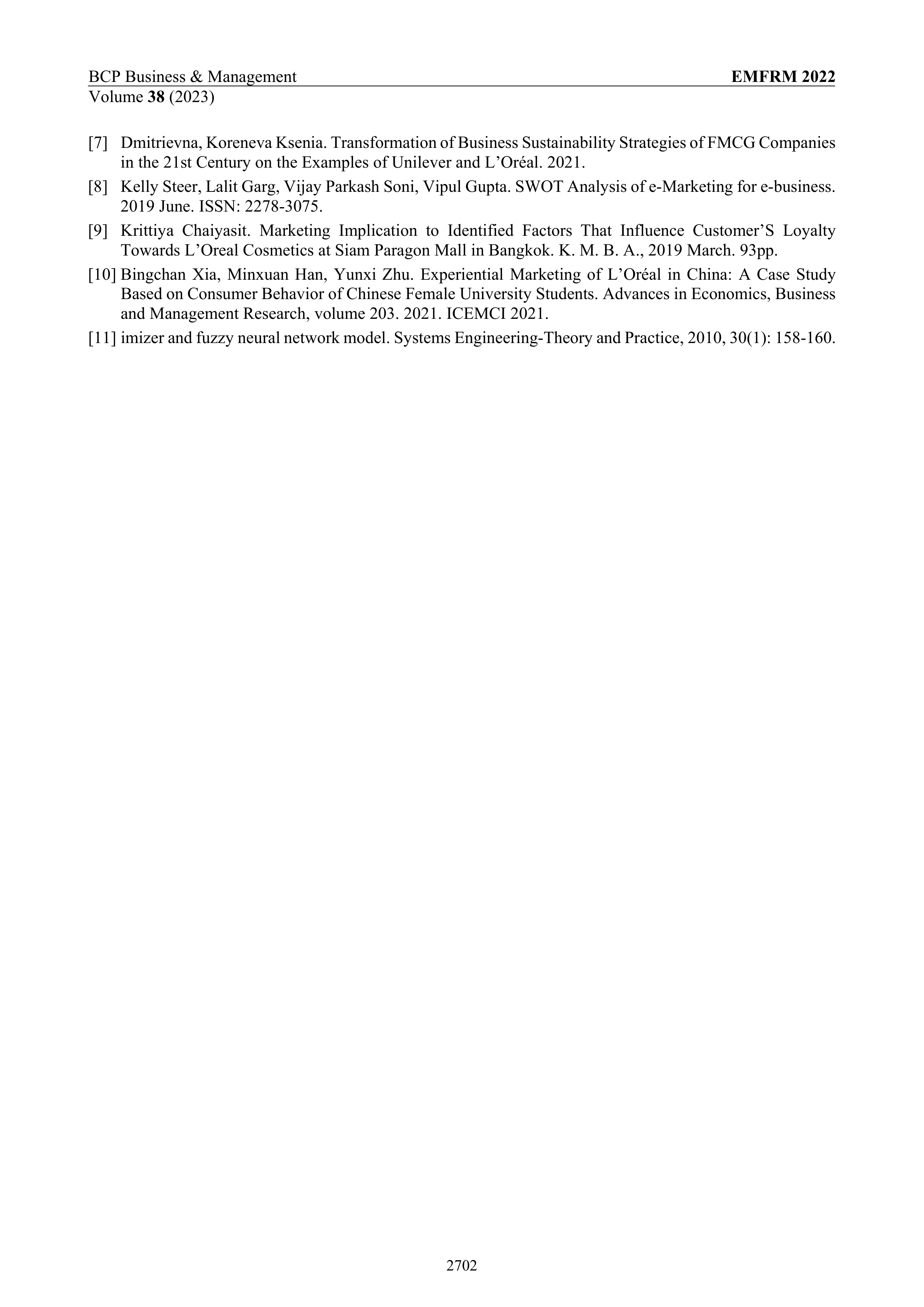 Loreal Marketing Strategy — page 11