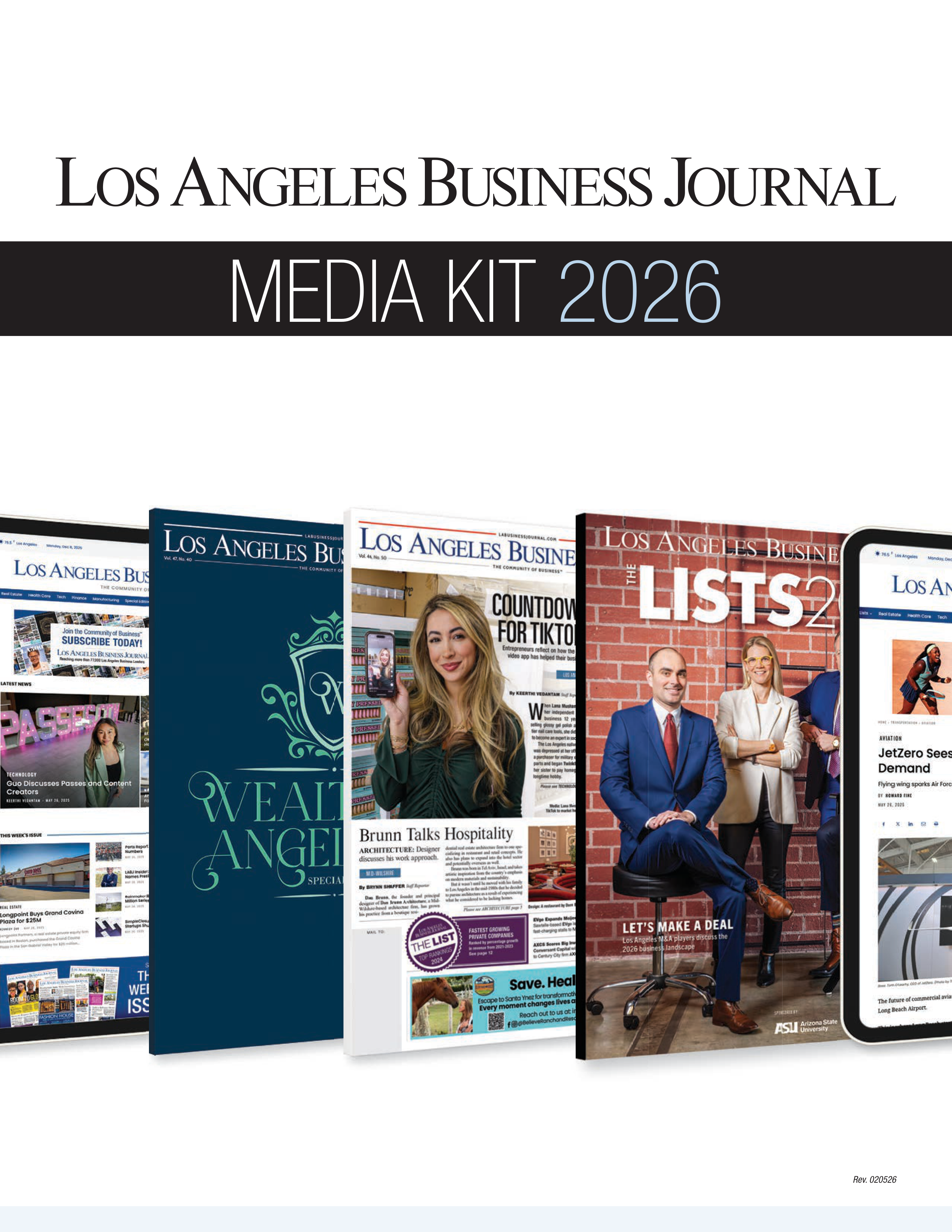 Los Angeles Business Journal Media Kit — page 1