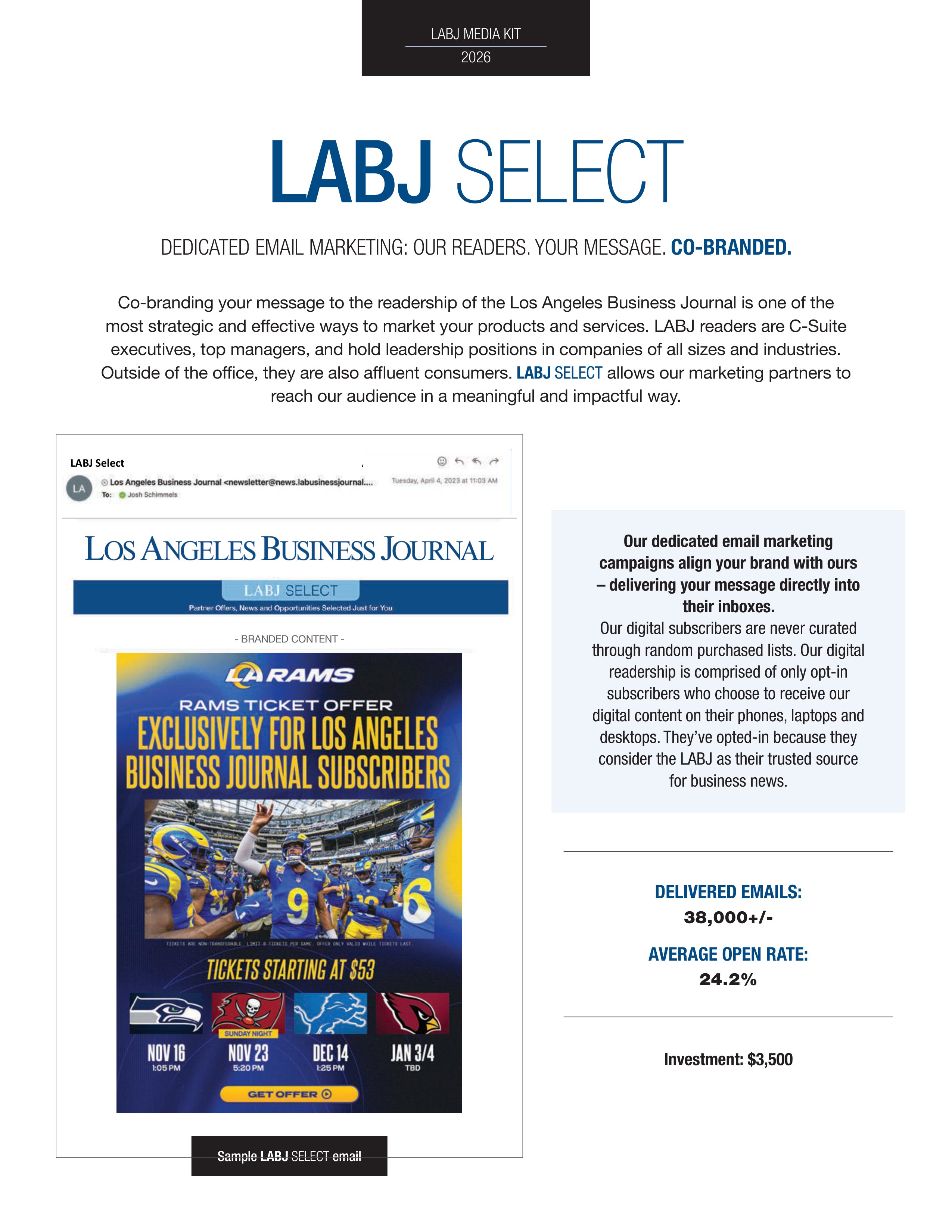 Los Angeles Business Journal Media Kit — page 13