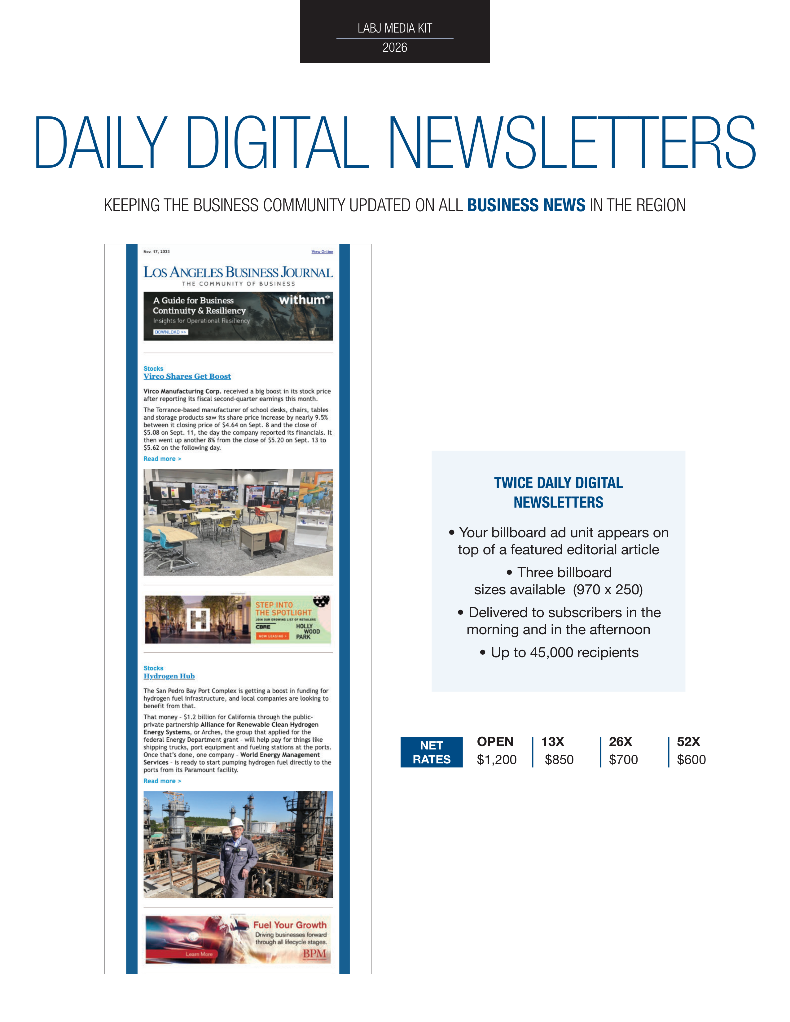 Los Angeles Business Journal Media Kit — page 14