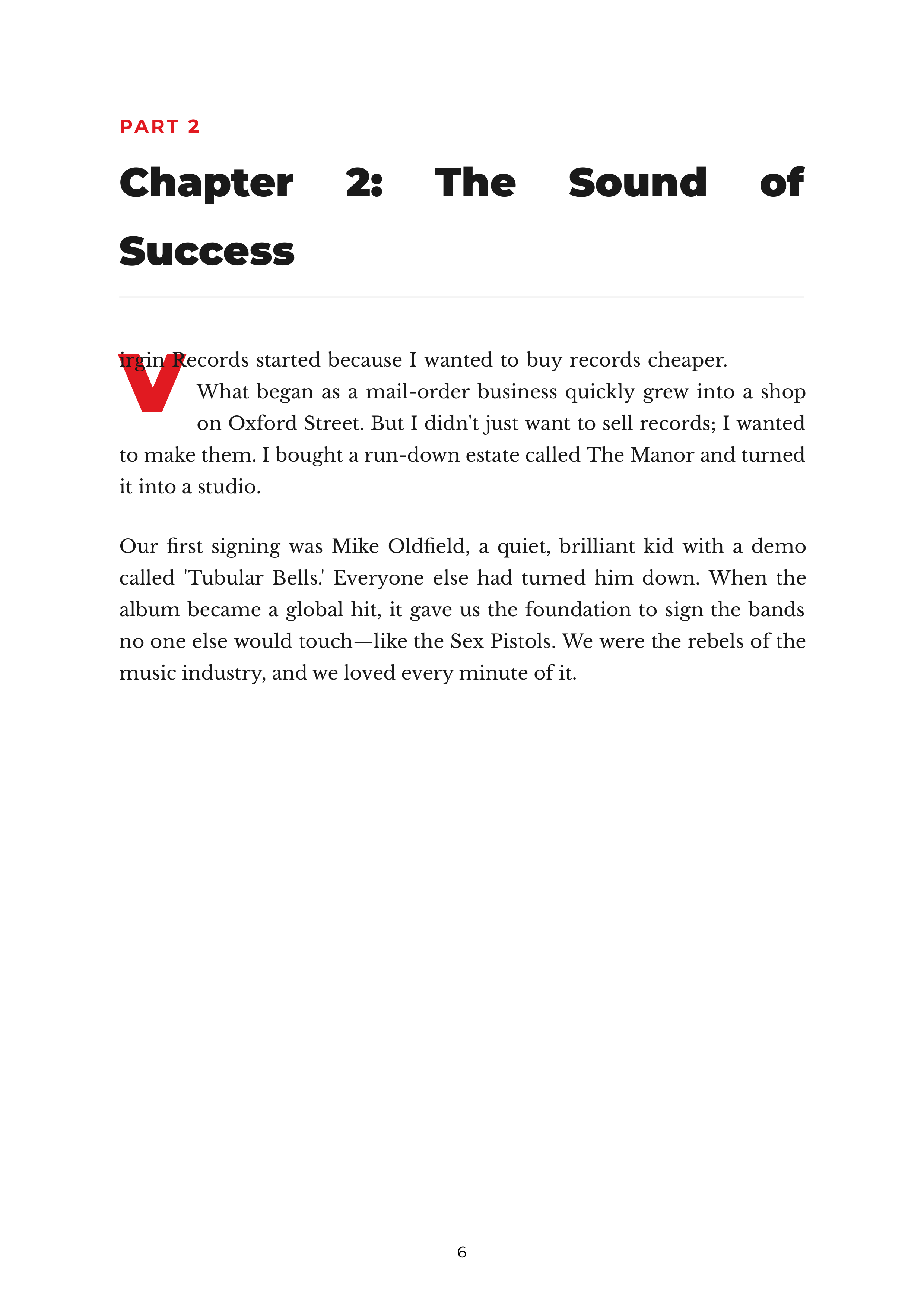 Losing My Virginity by Richard Branson Virgin Founder Autobiography — page 6