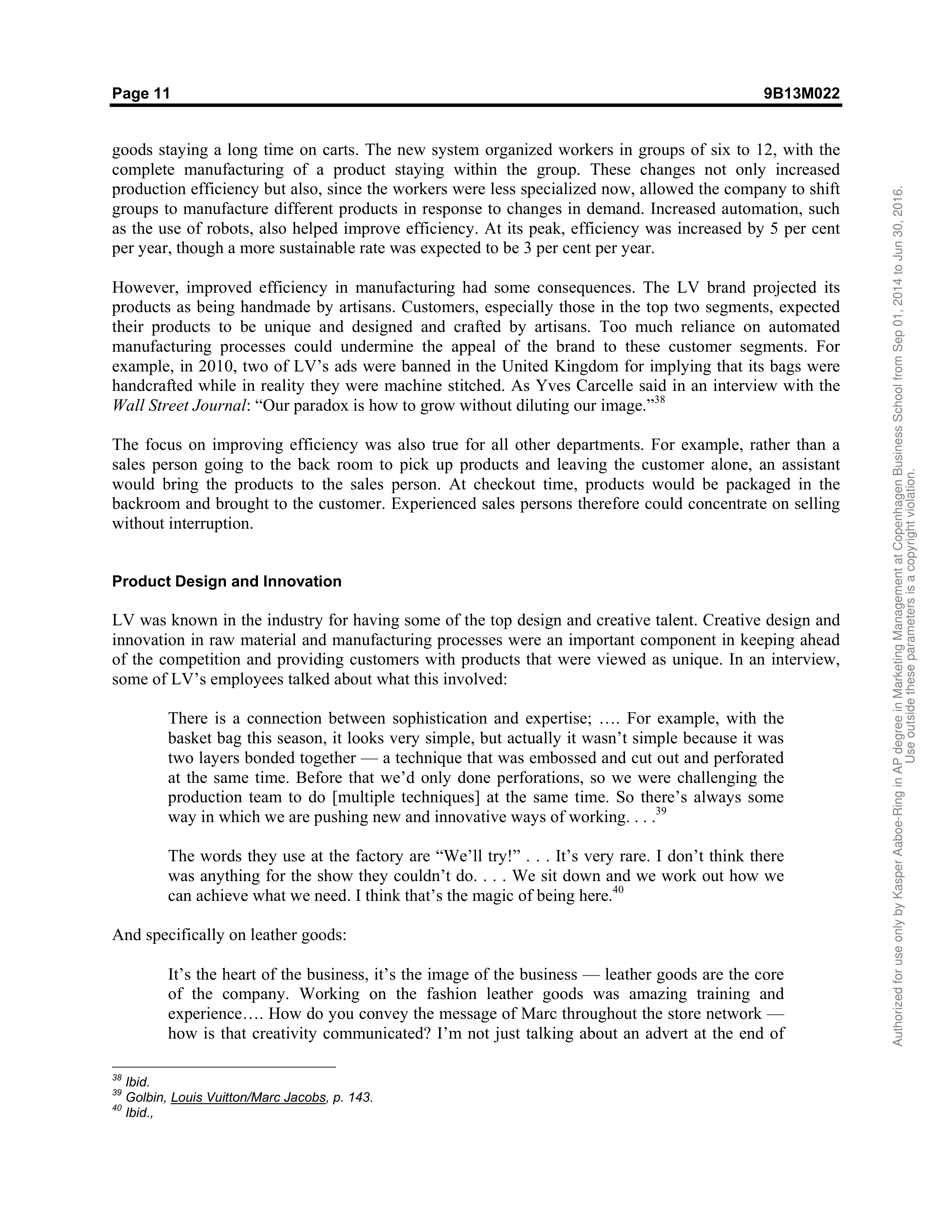 Louis Vuitton Case Study — page 11