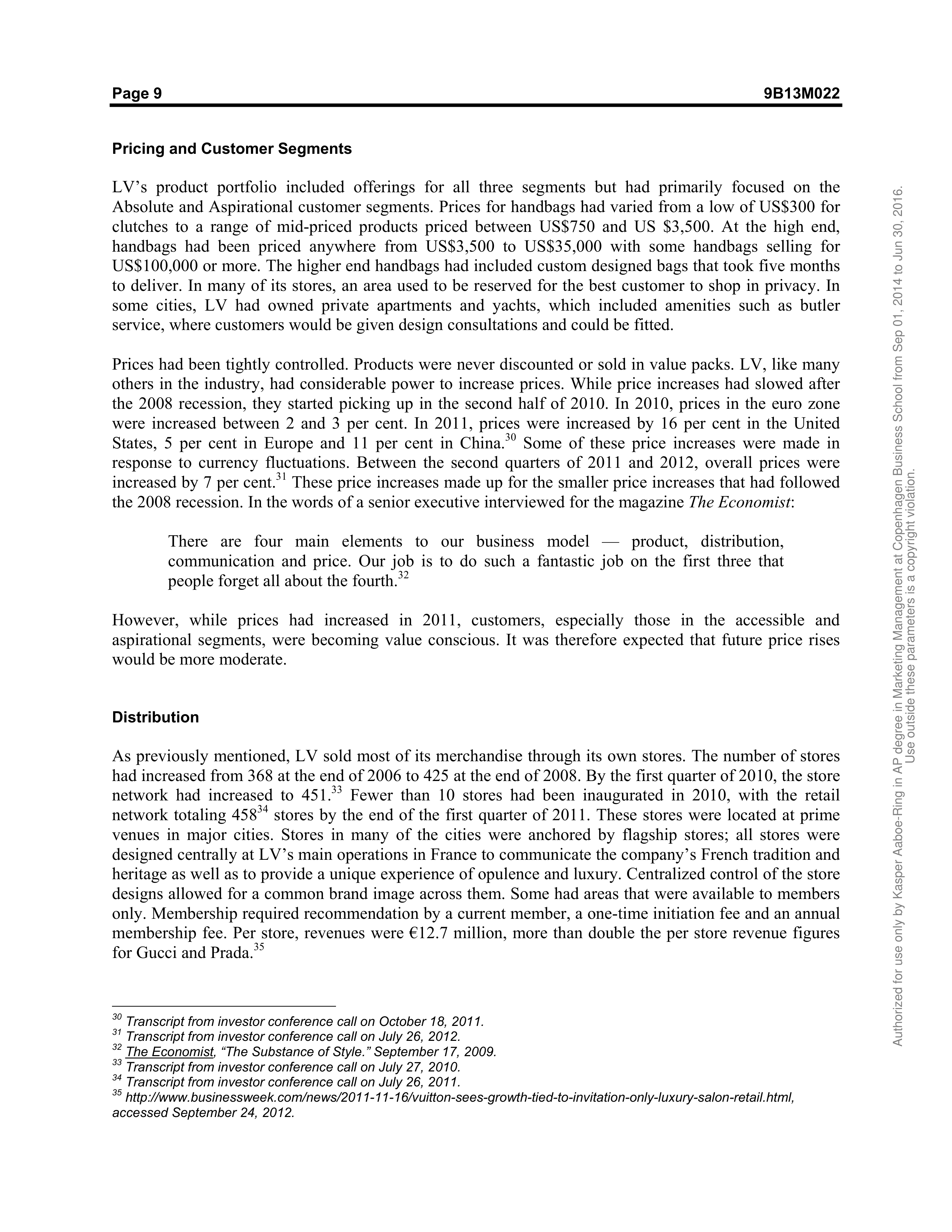 Louis Vuitton Case Study — page 9