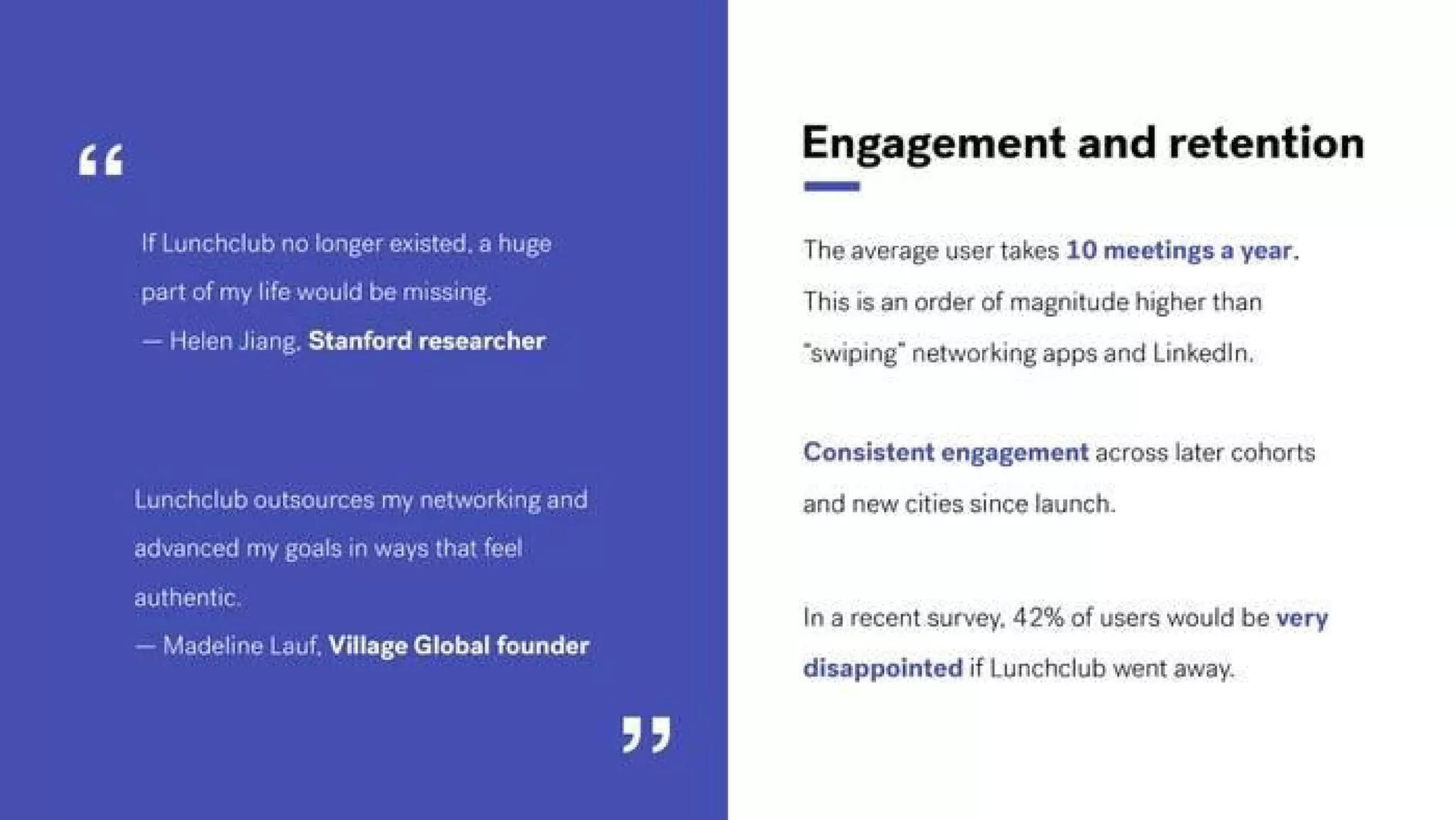 Lunchclub Pitch Deck — page 9