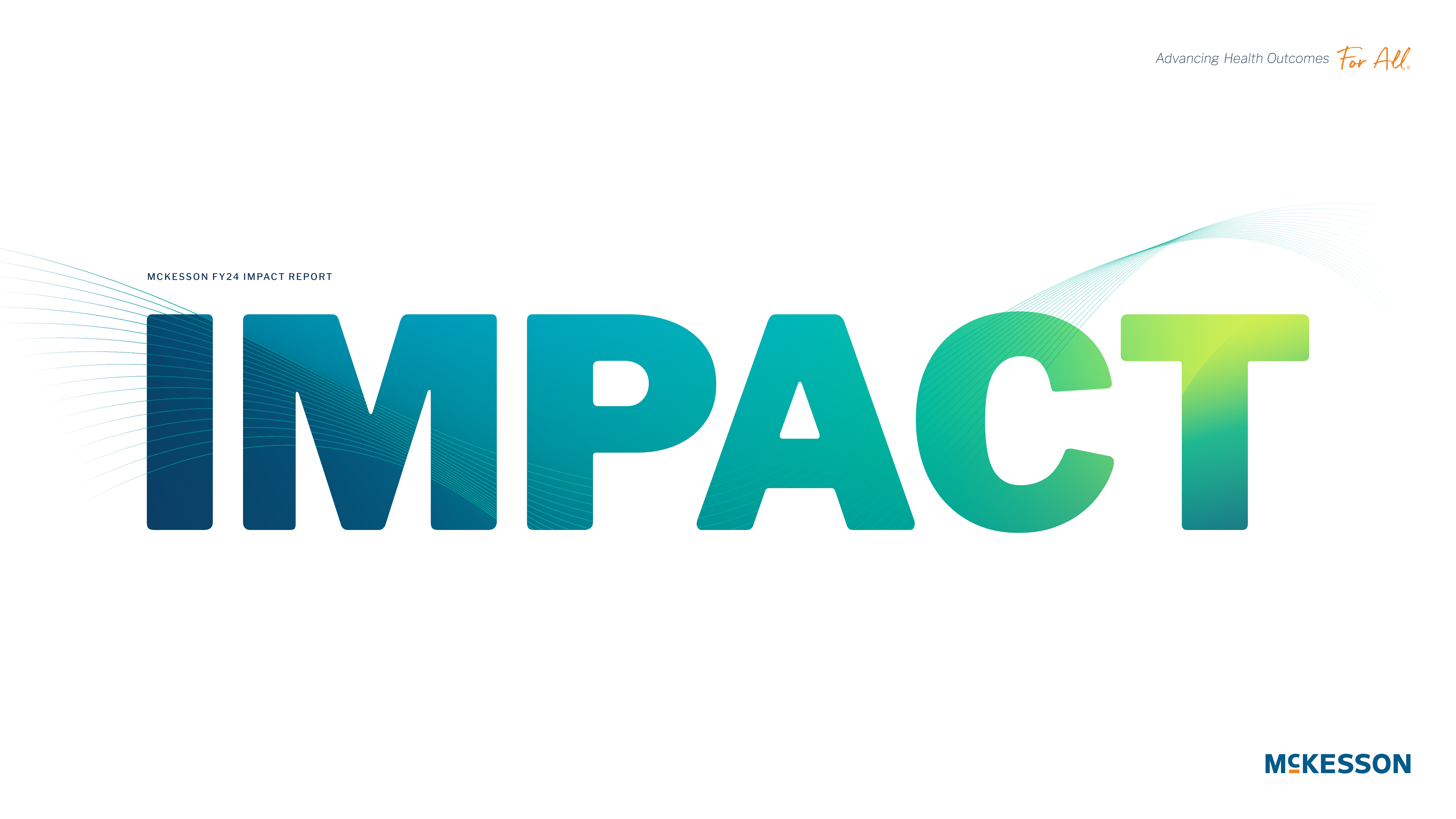 McKesson FY24 Impact Report — page 1