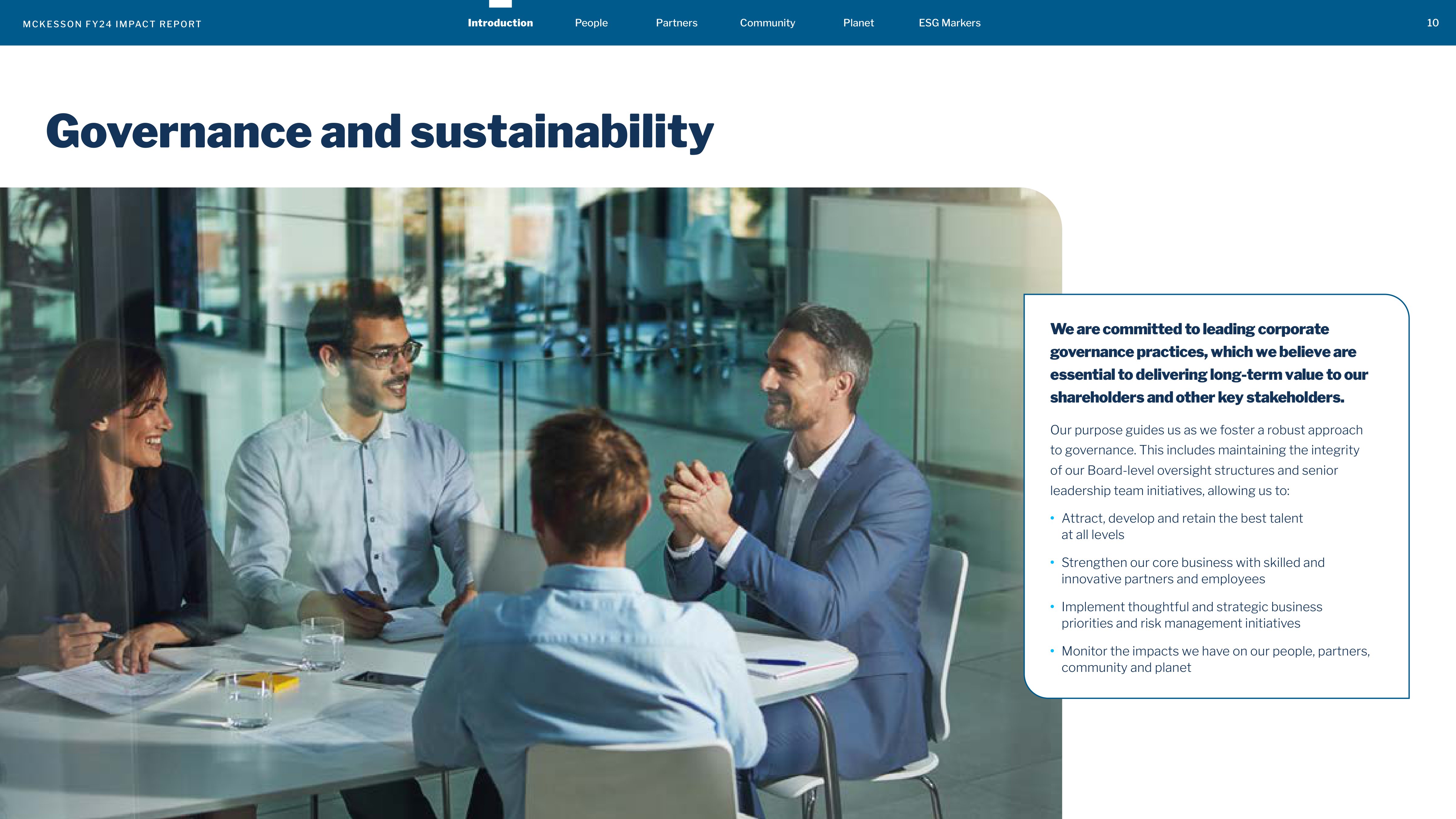 McKesson FY24 Impact Report — page 10