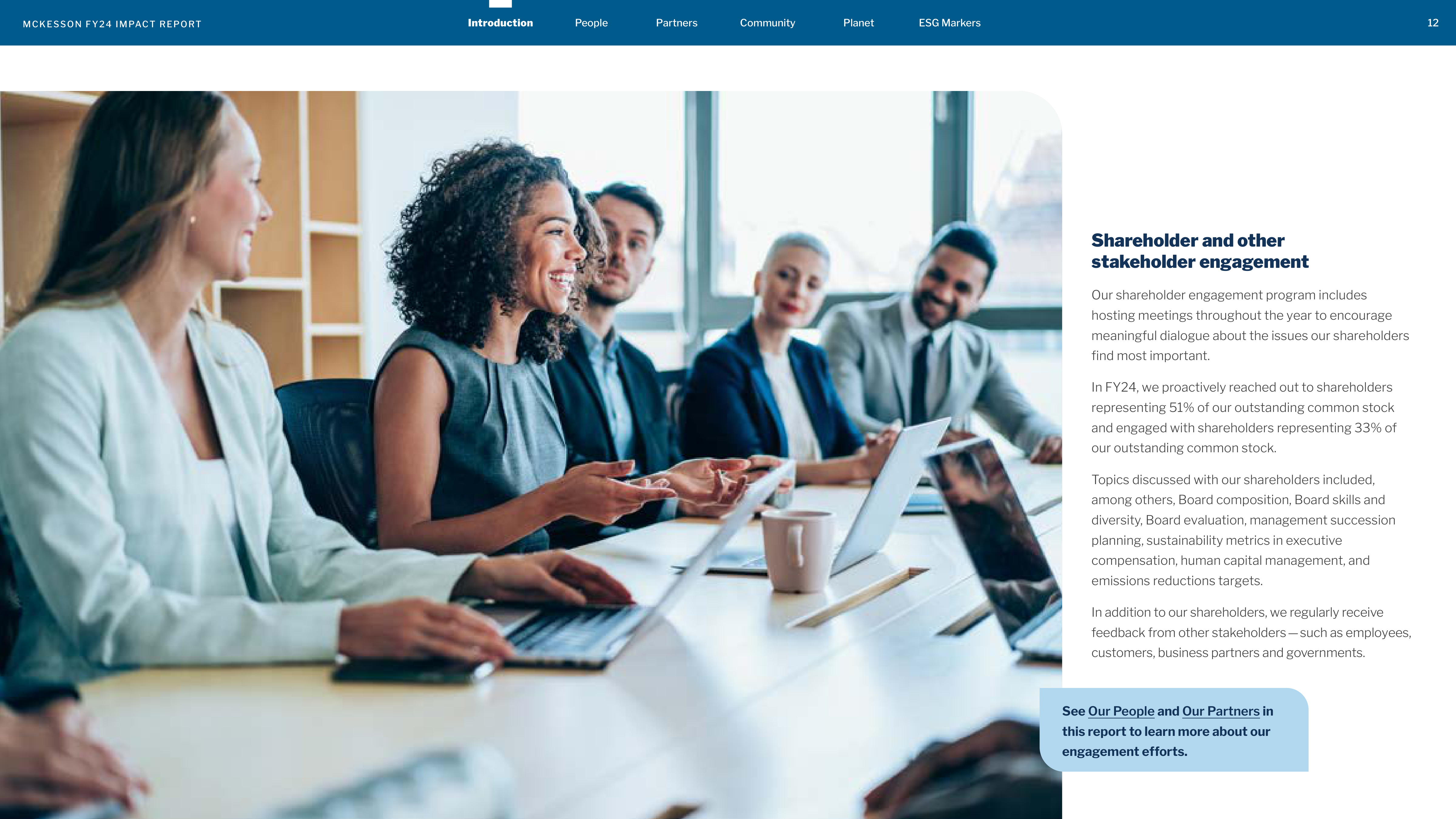 McKesson FY24 Impact Report — page 12