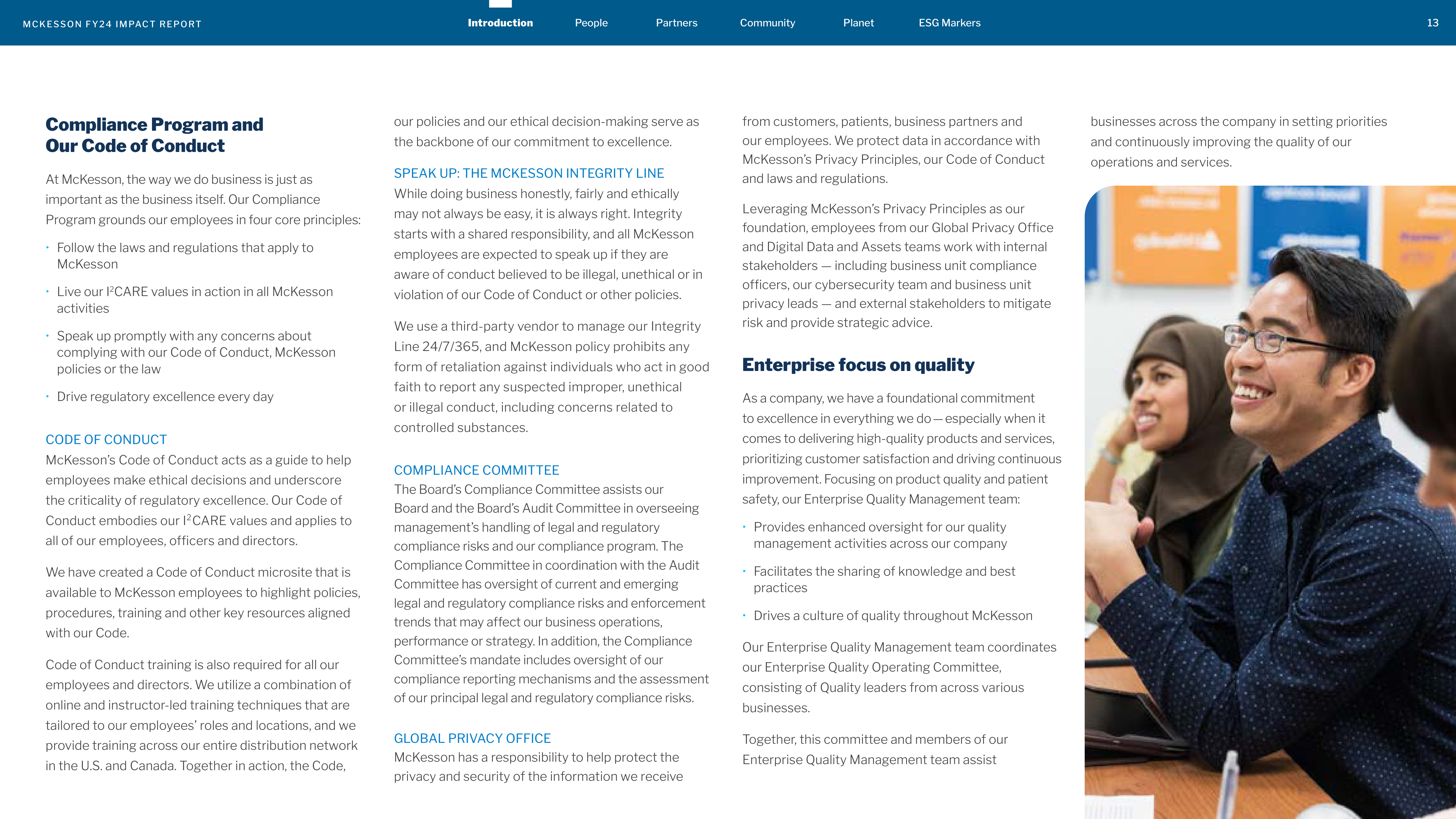McKesson FY24 Impact Report — page 13