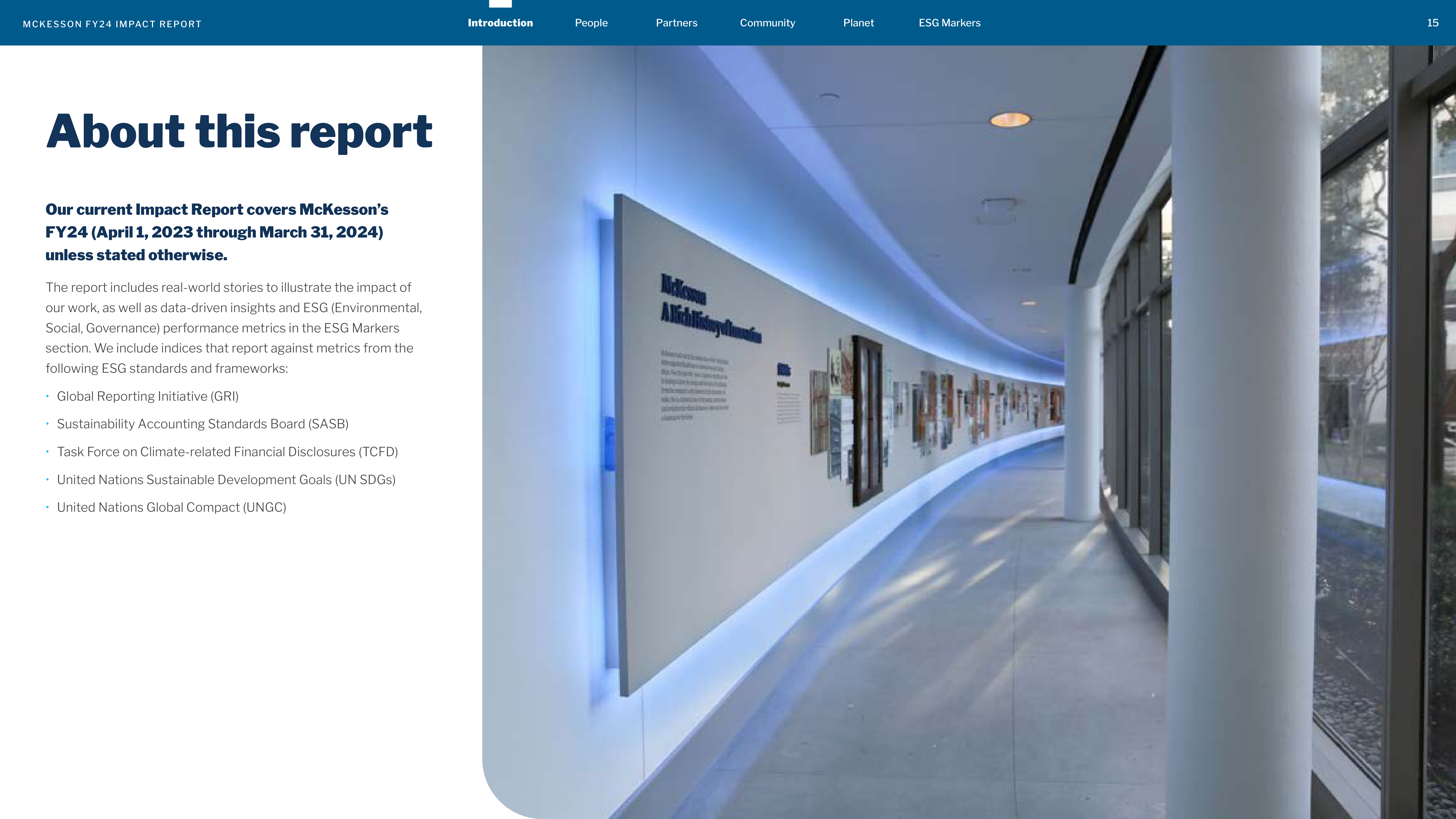 McKesson FY24 Impact Report — page 15