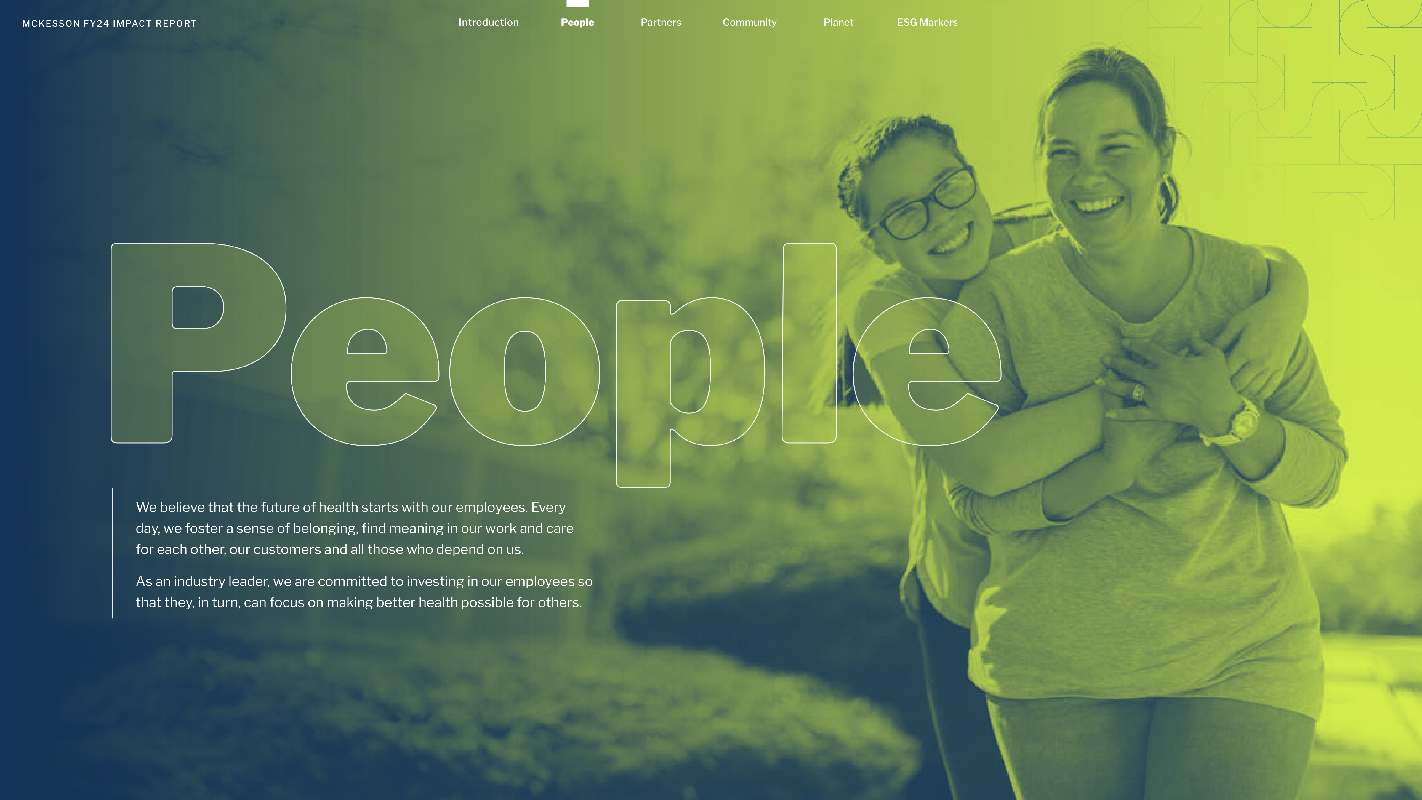 McKesson FY24 Impact Report — page 16