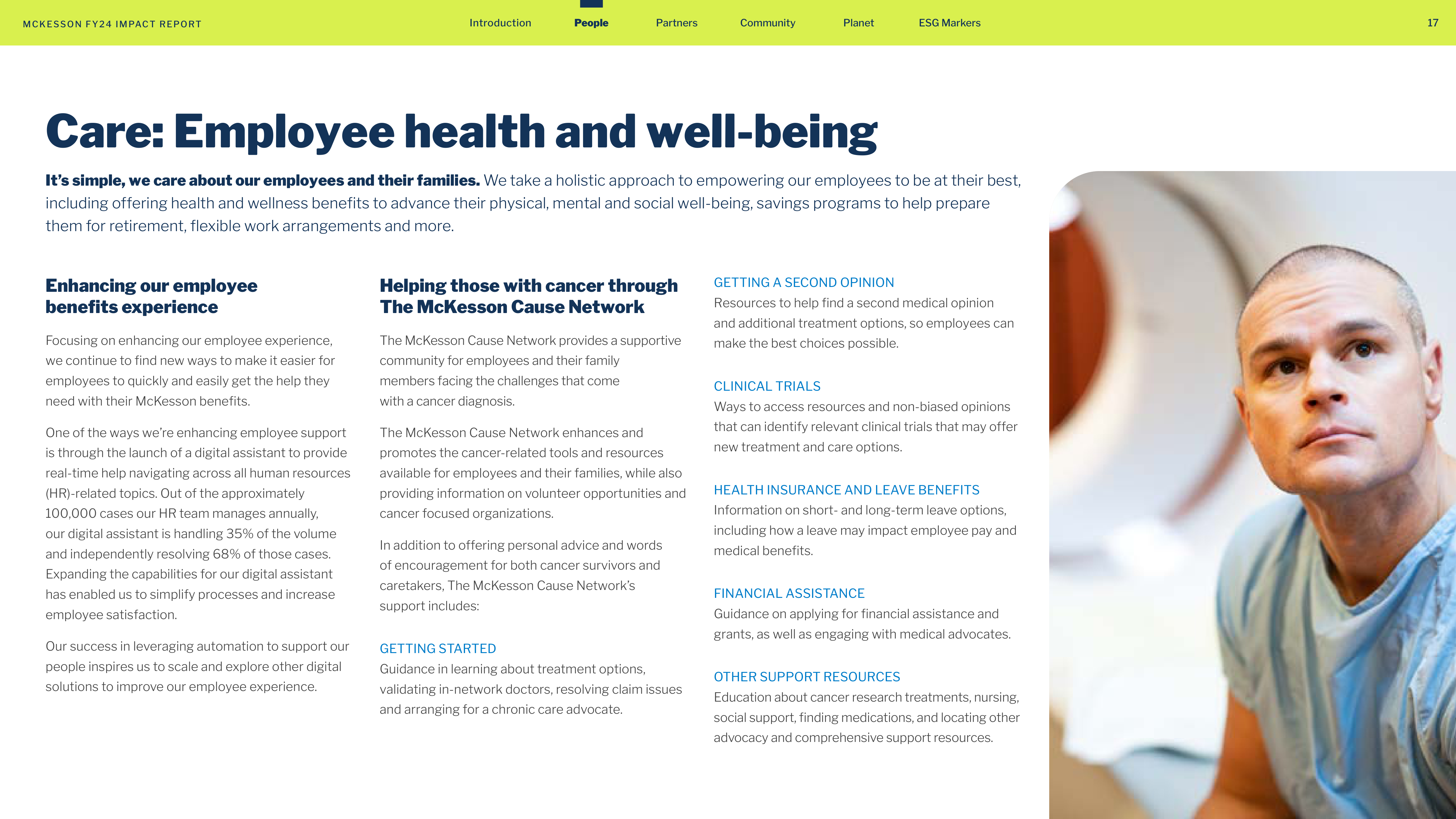 McKesson FY24 Impact Report — page 17