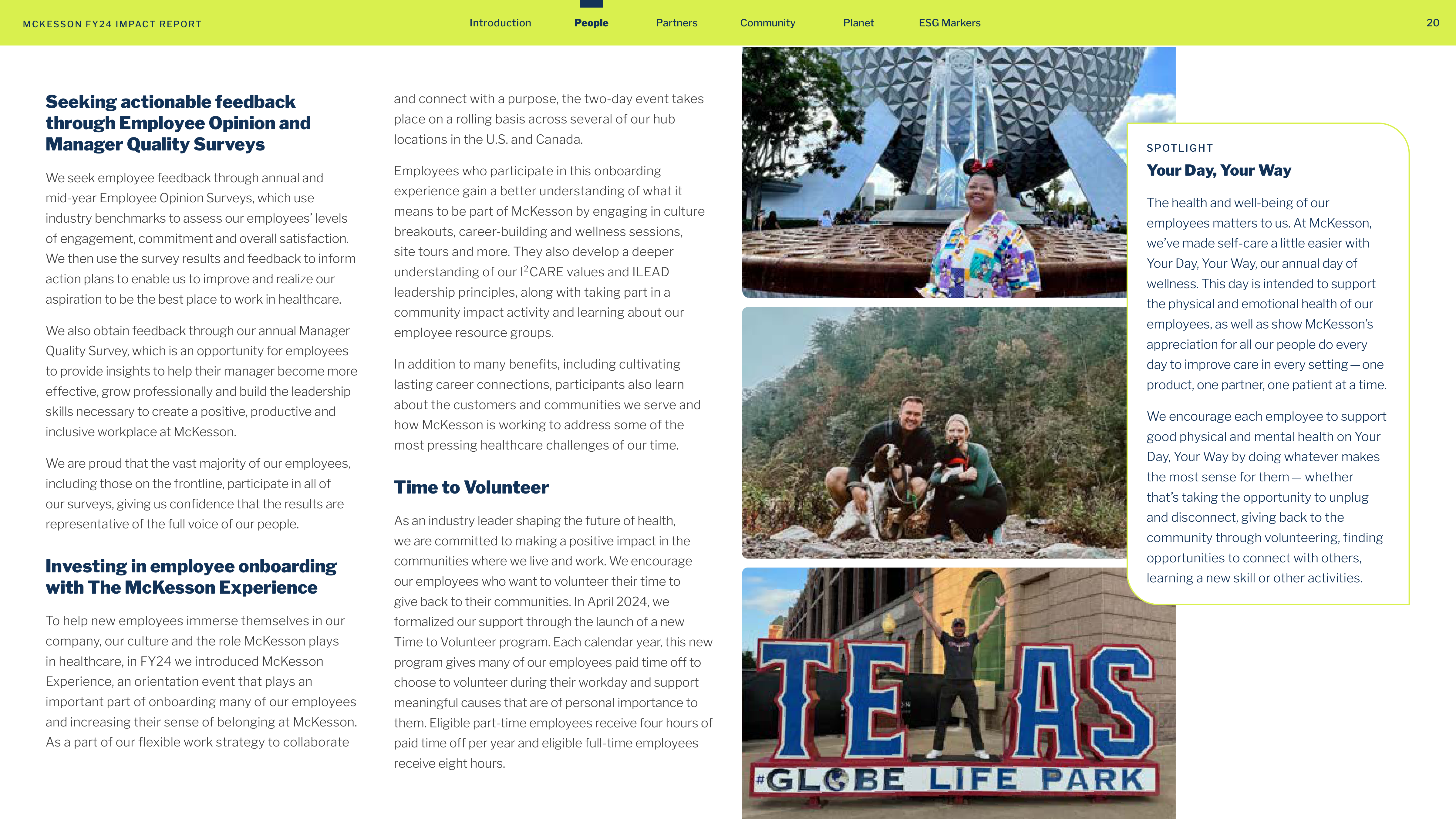 McKesson FY24 Impact Report — page 20
