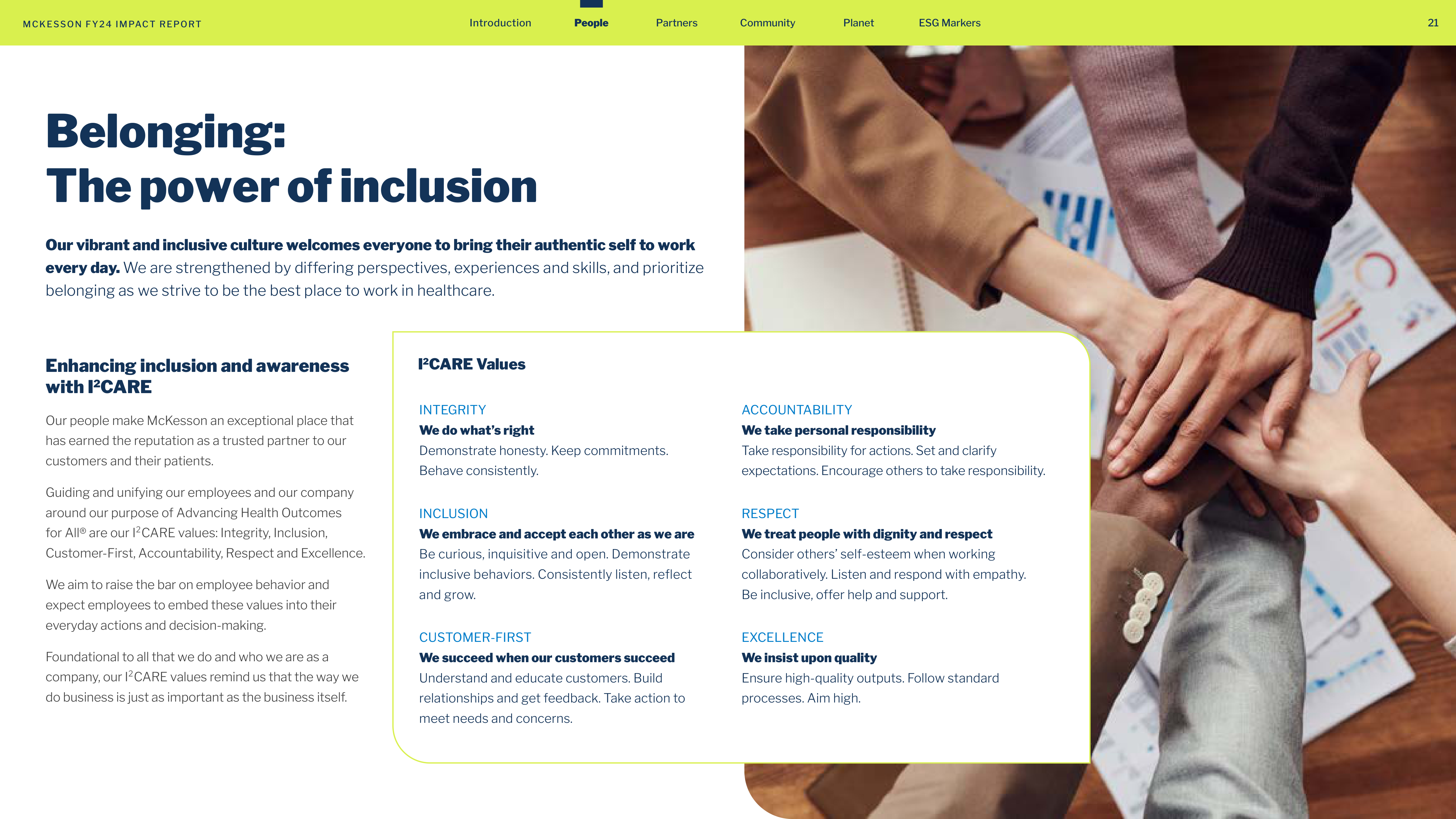 McKesson FY24 Impact Report — page 21
