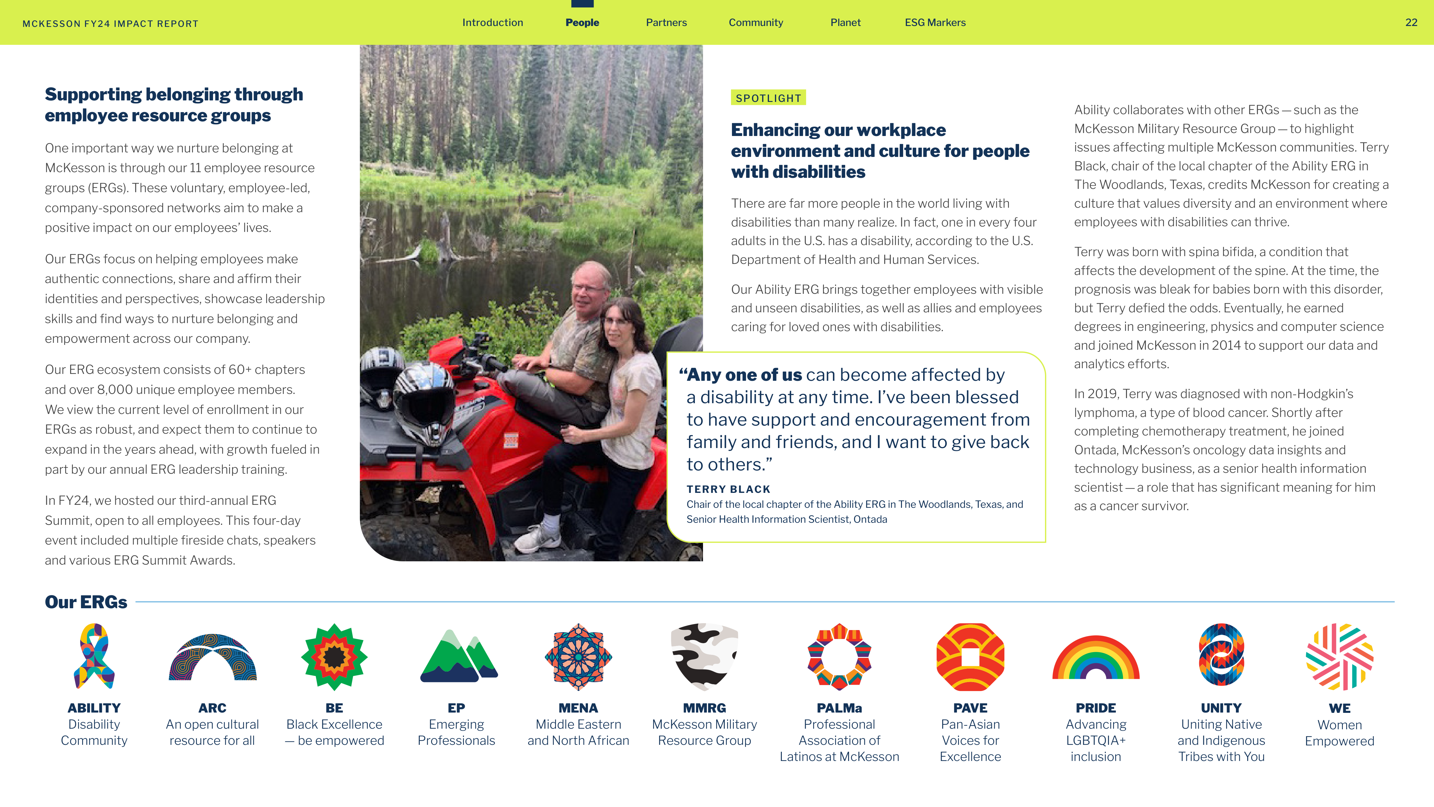 McKesson FY24 Impact Report — page 22