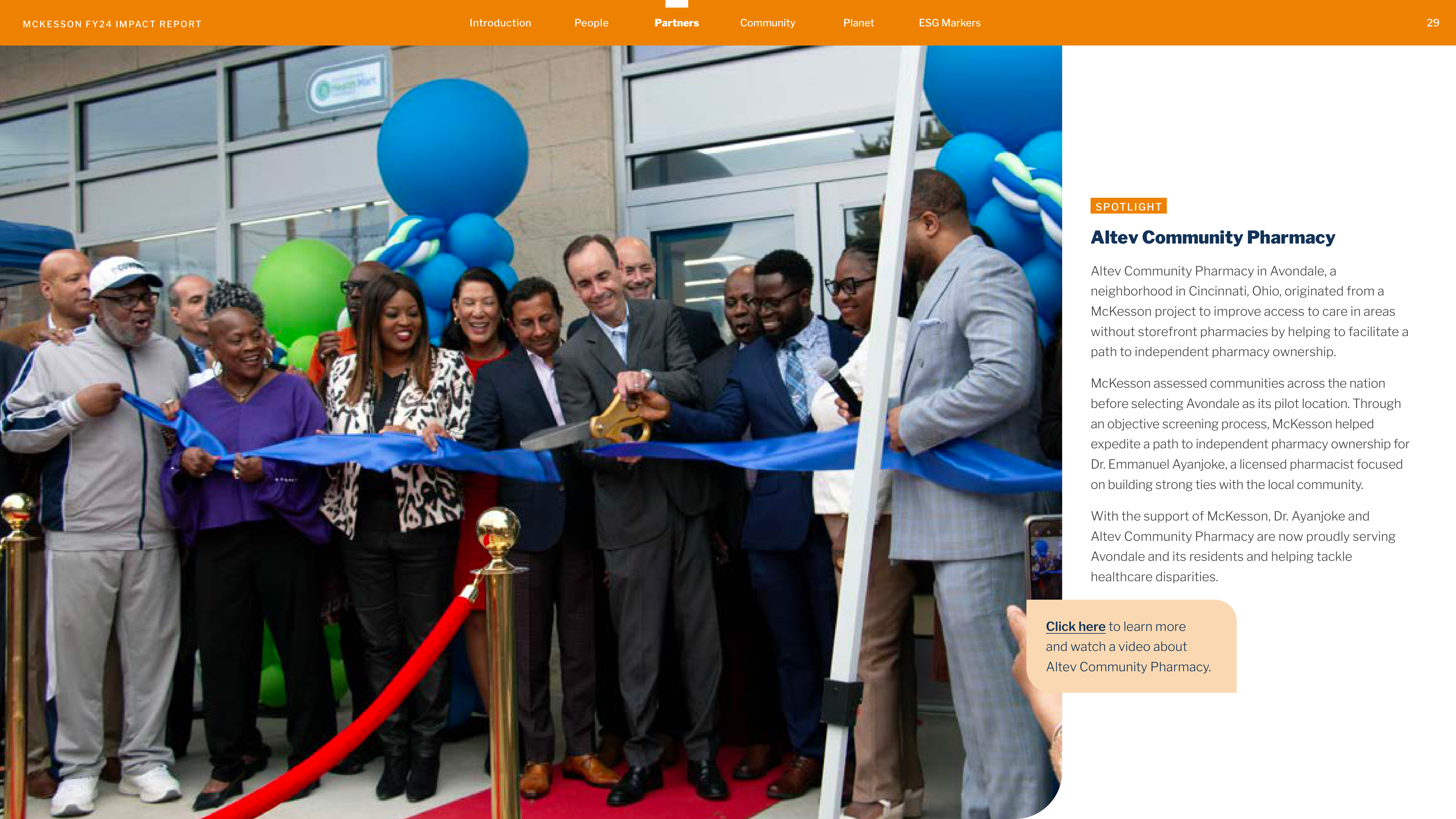 McKesson FY24 Impact Report — page 29