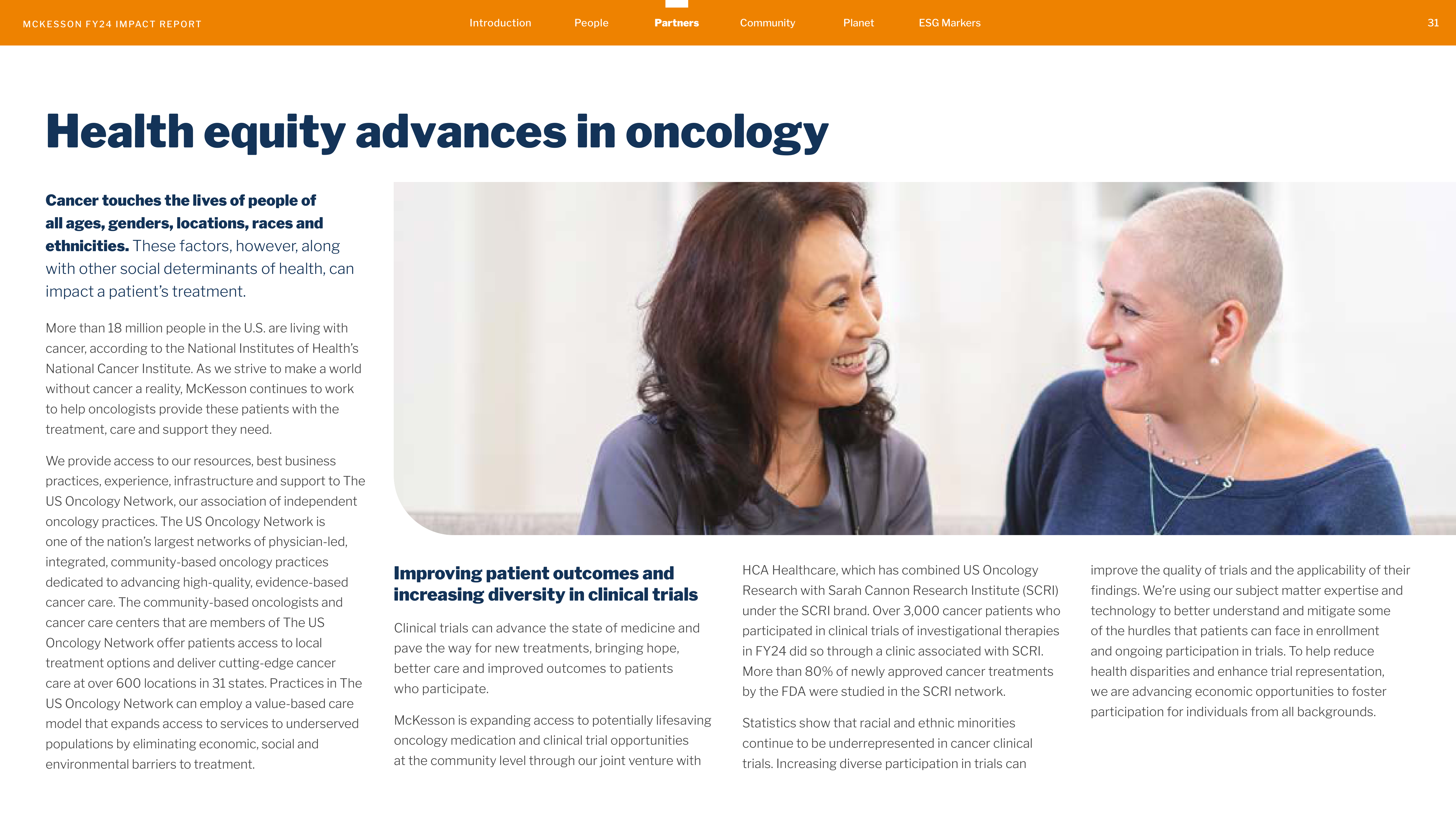 McKesson FY24 Impact Report — page 31