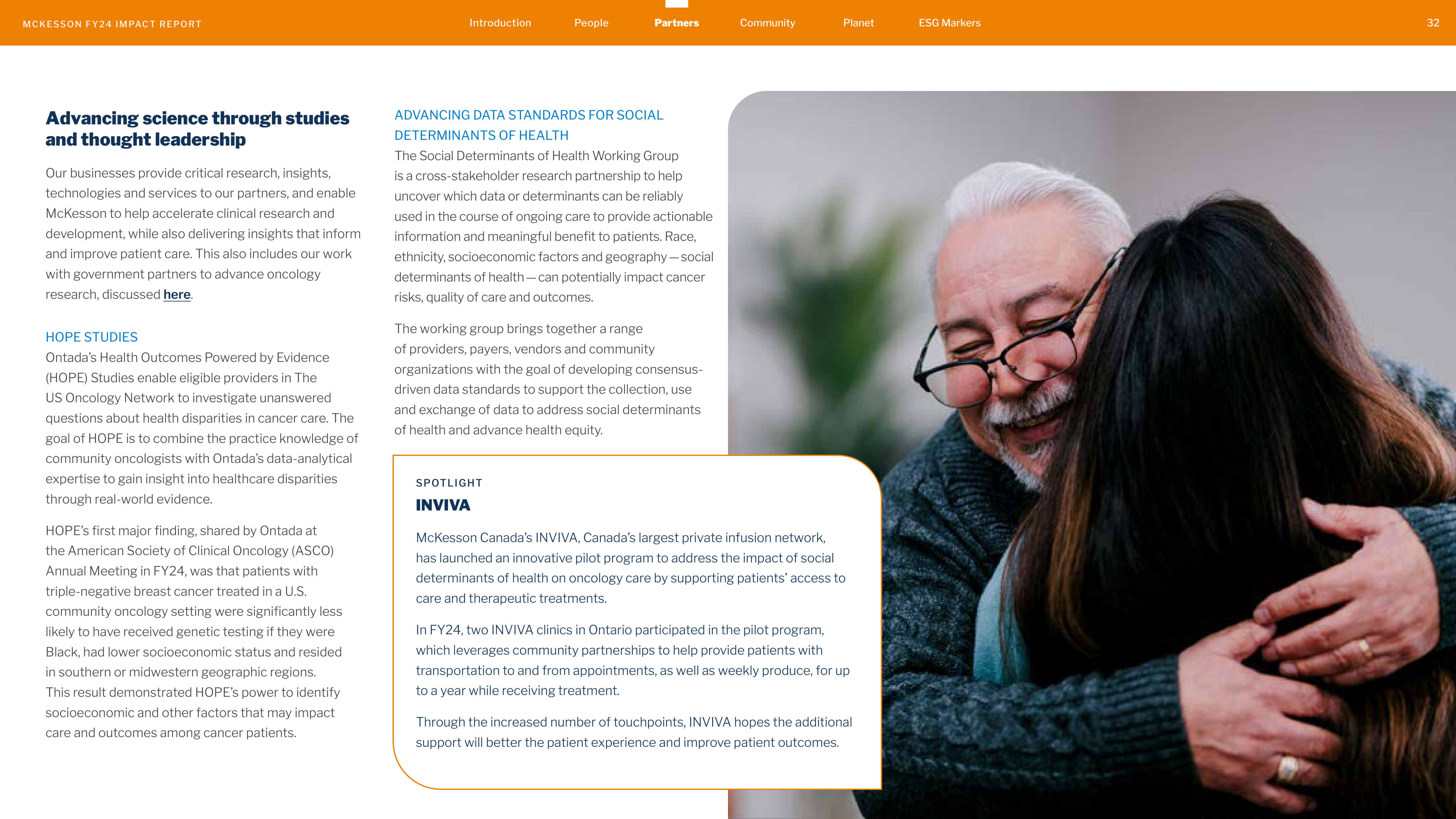 McKesson FY24 Impact Report — page 32