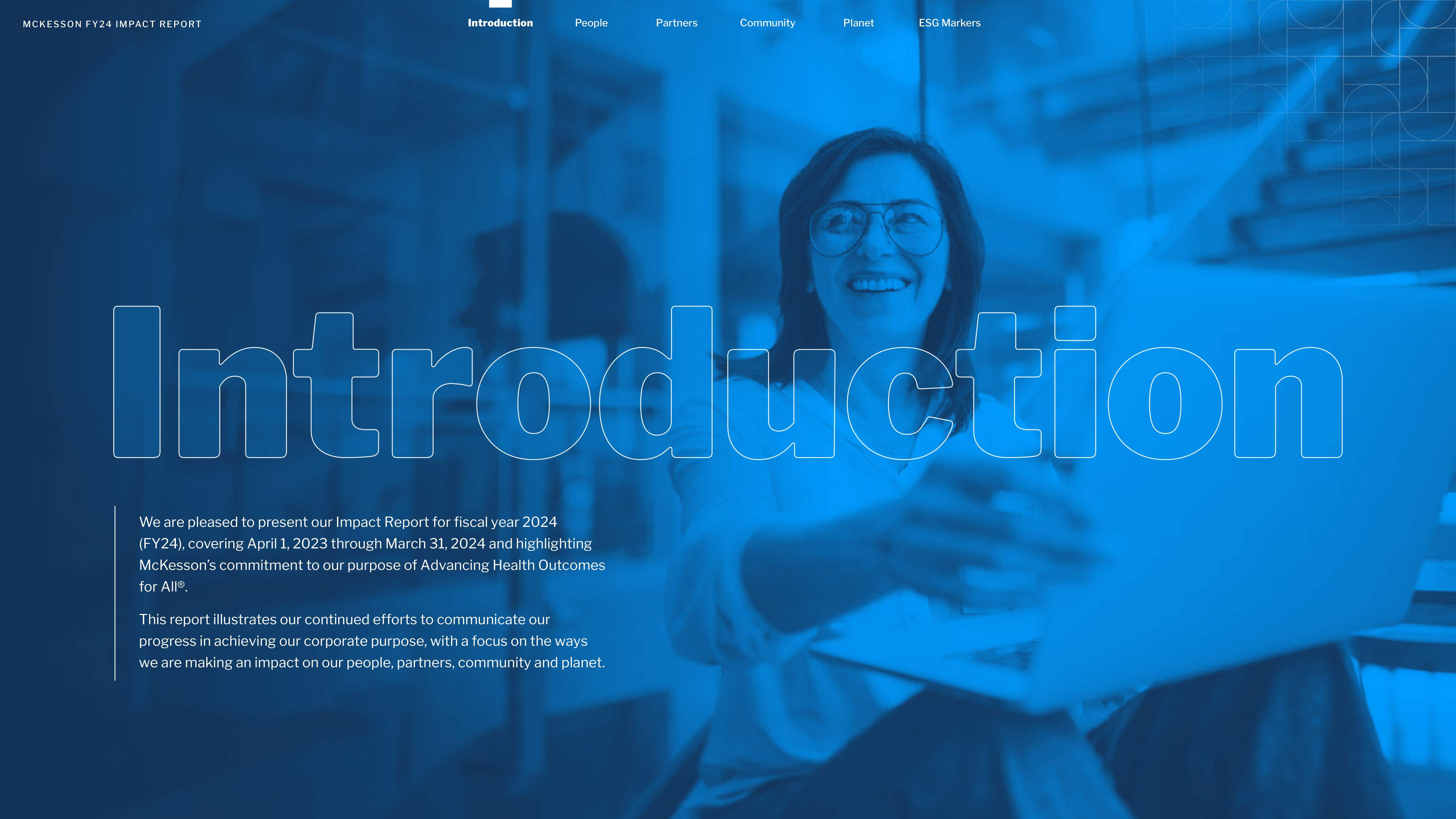 McKesson FY24 Impact Report — page 4