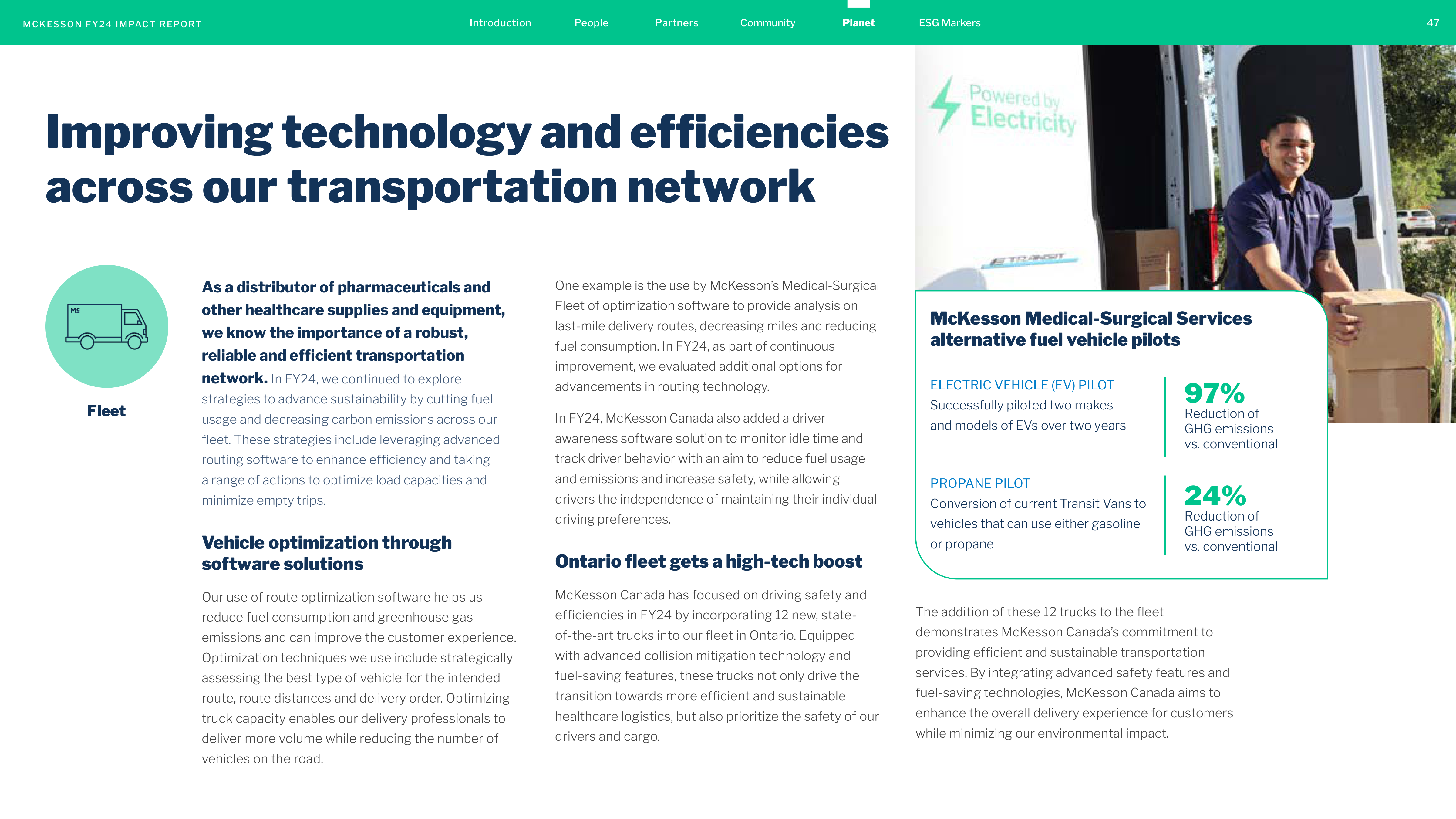 McKesson FY24 Impact Report — page 47