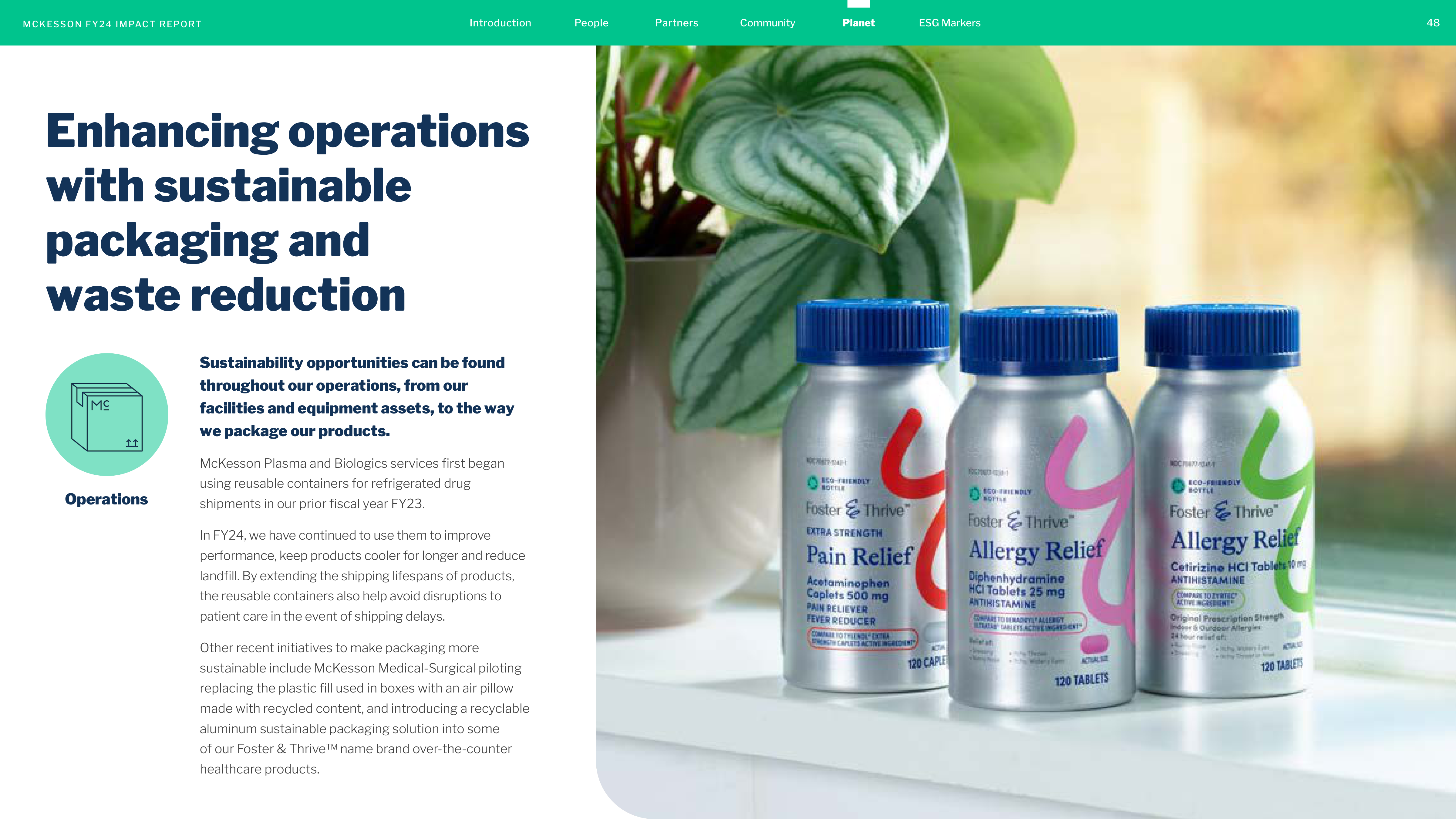 McKesson FY24 Impact Report — page 48