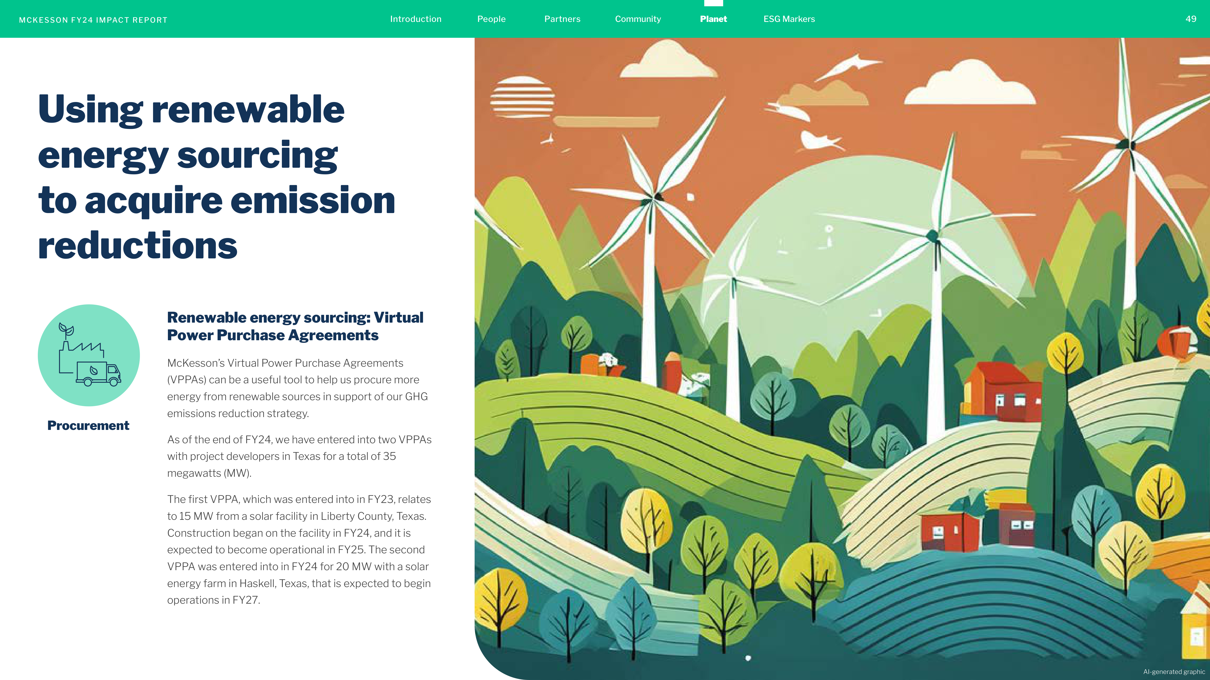 McKesson FY24 Impact Report — page 49