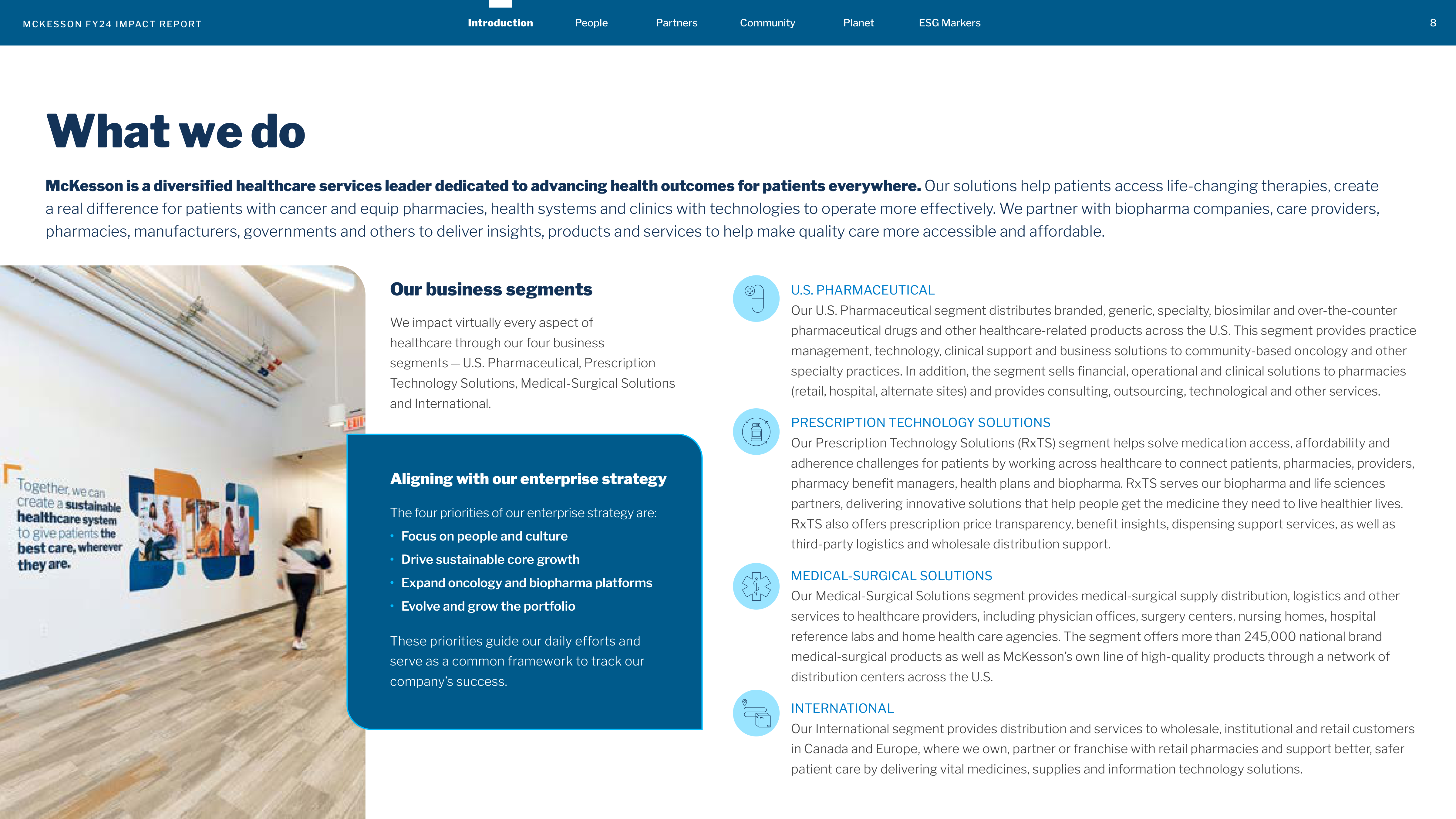 McKesson FY24 Impact Report — page 8