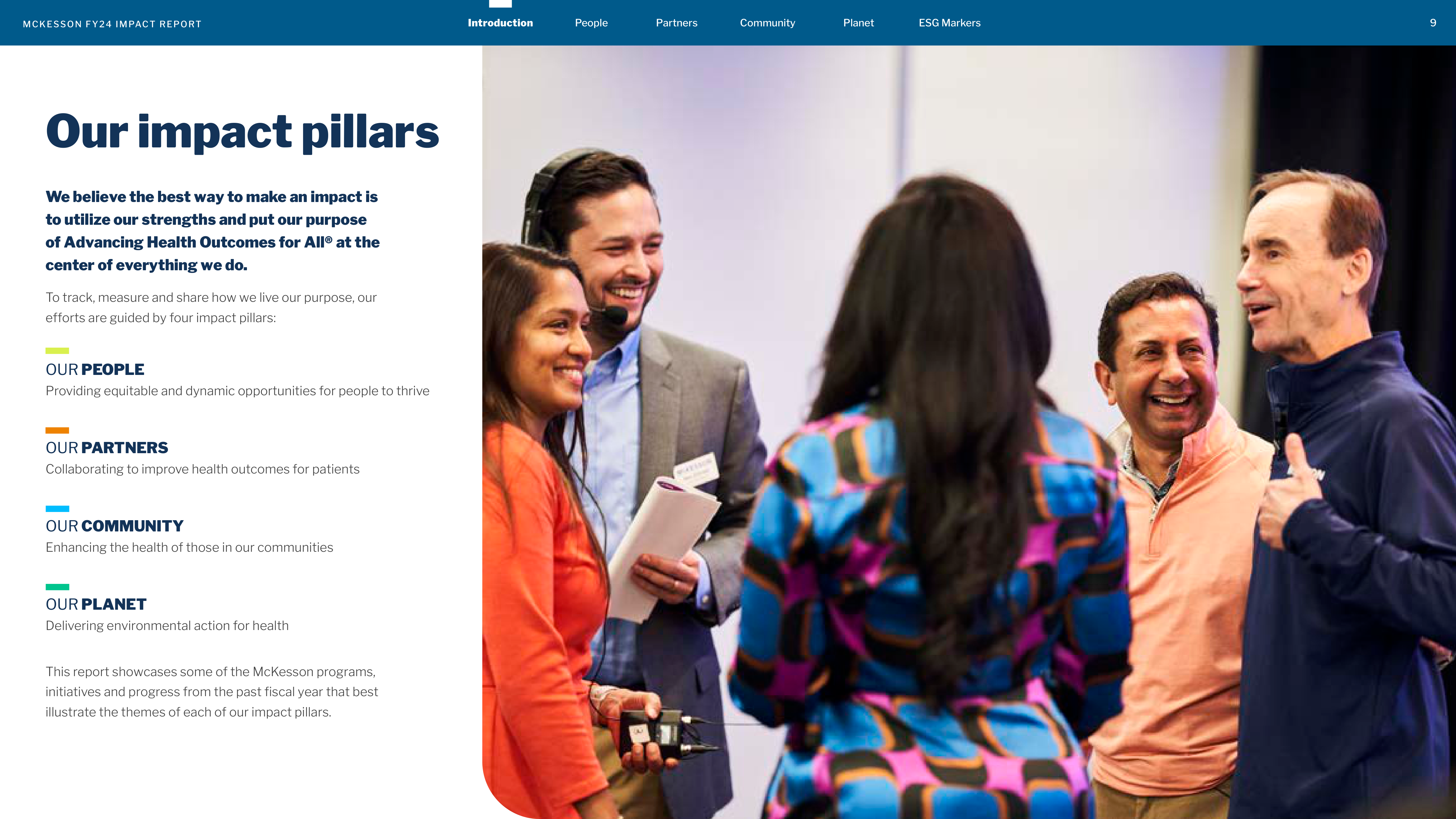 McKesson FY24 Impact Report — page 9