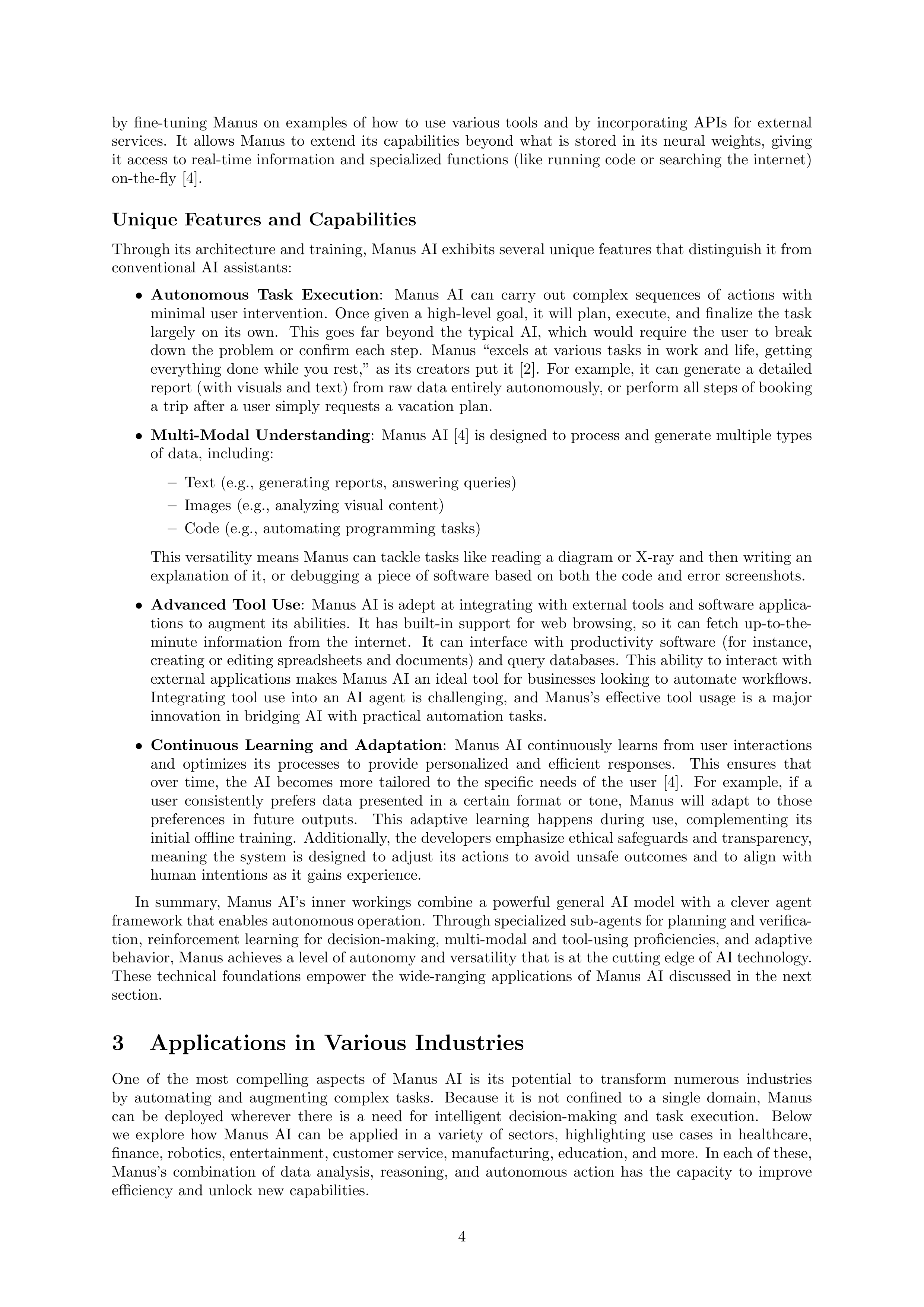 Manus General Autonomous AI Agent for Complex Work — page 4