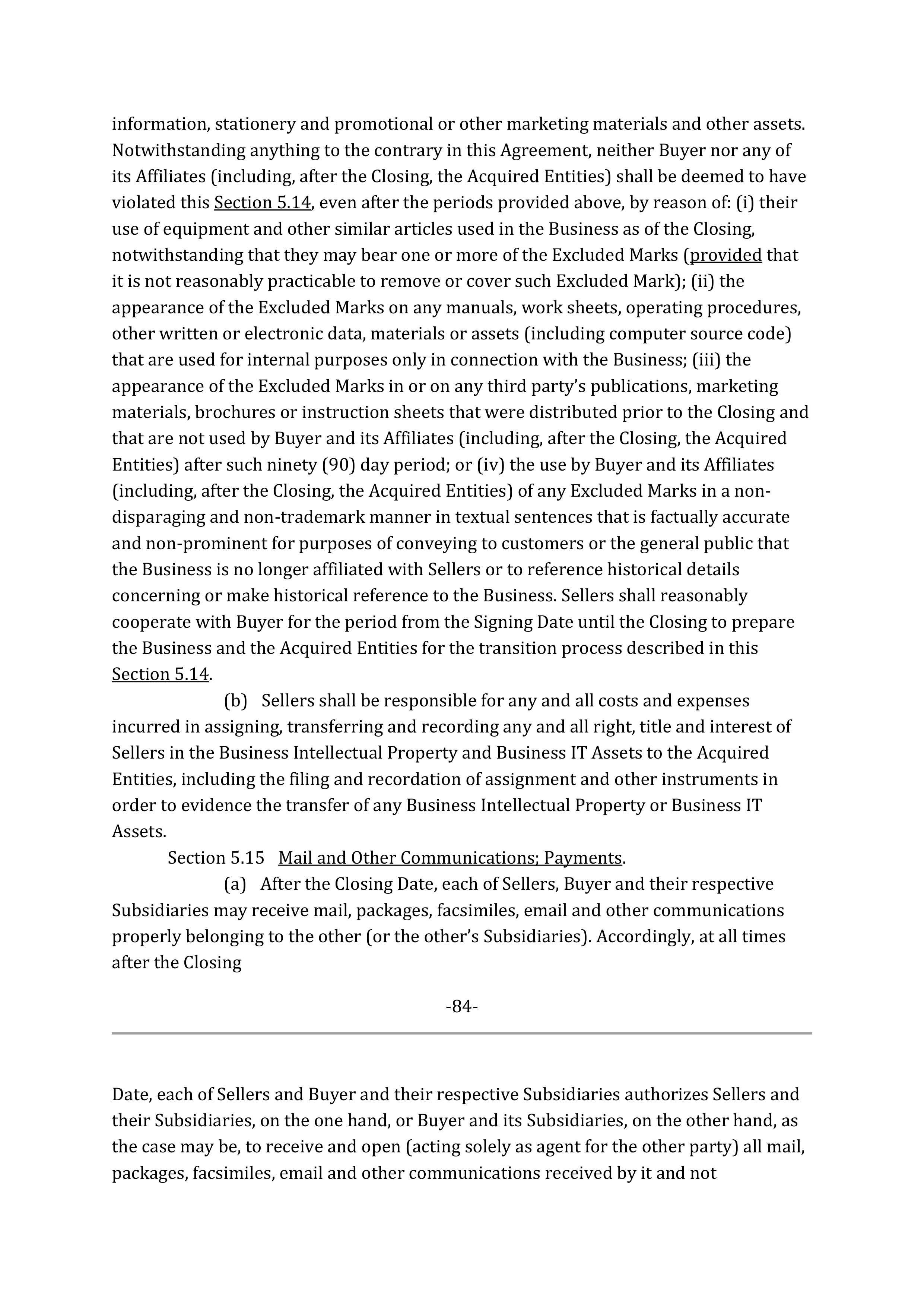 Marathon Petroleum Purchase and Sale Agreement — page 105