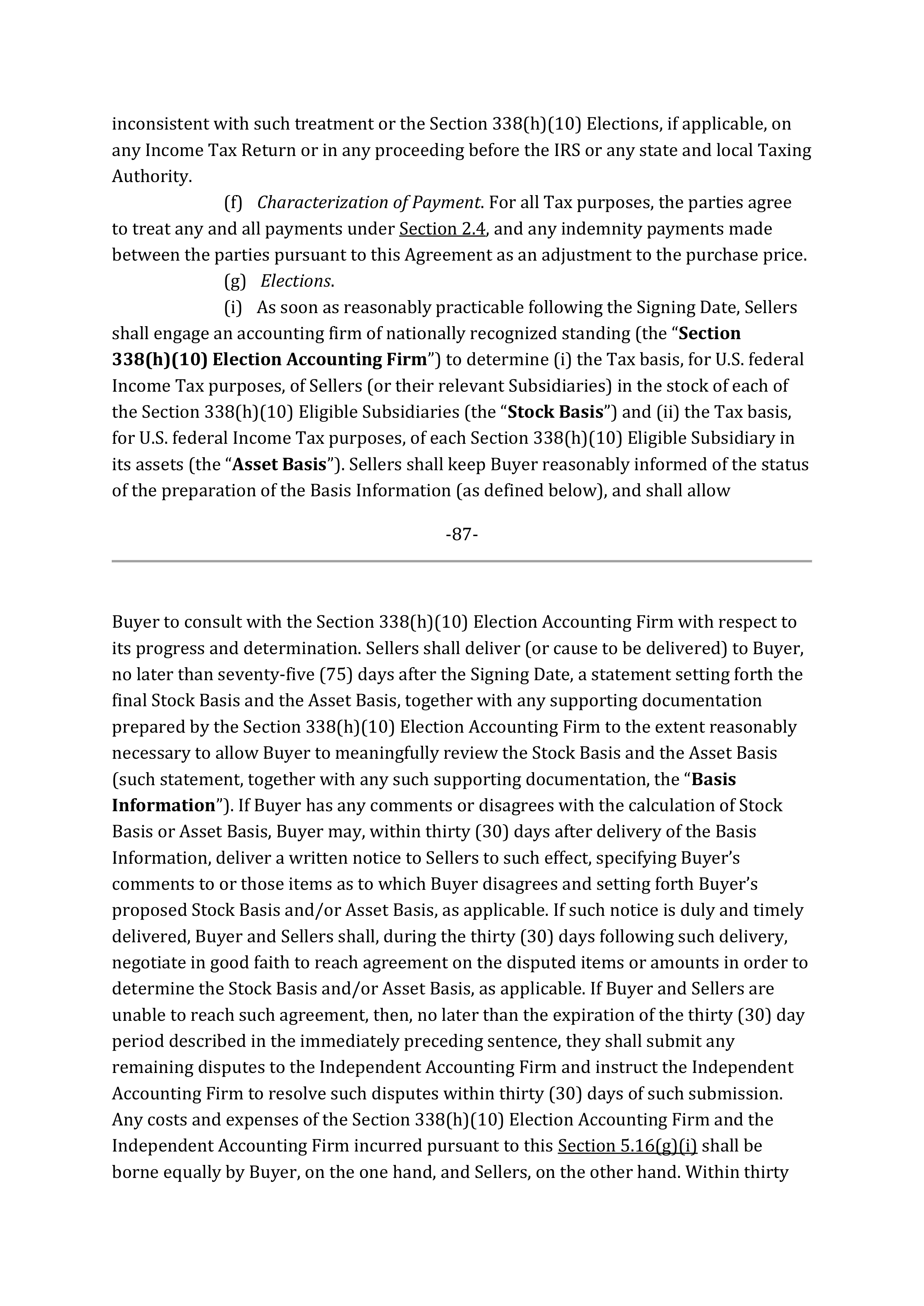 Marathon Petroleum Purchase and Sale Agreement — page 109