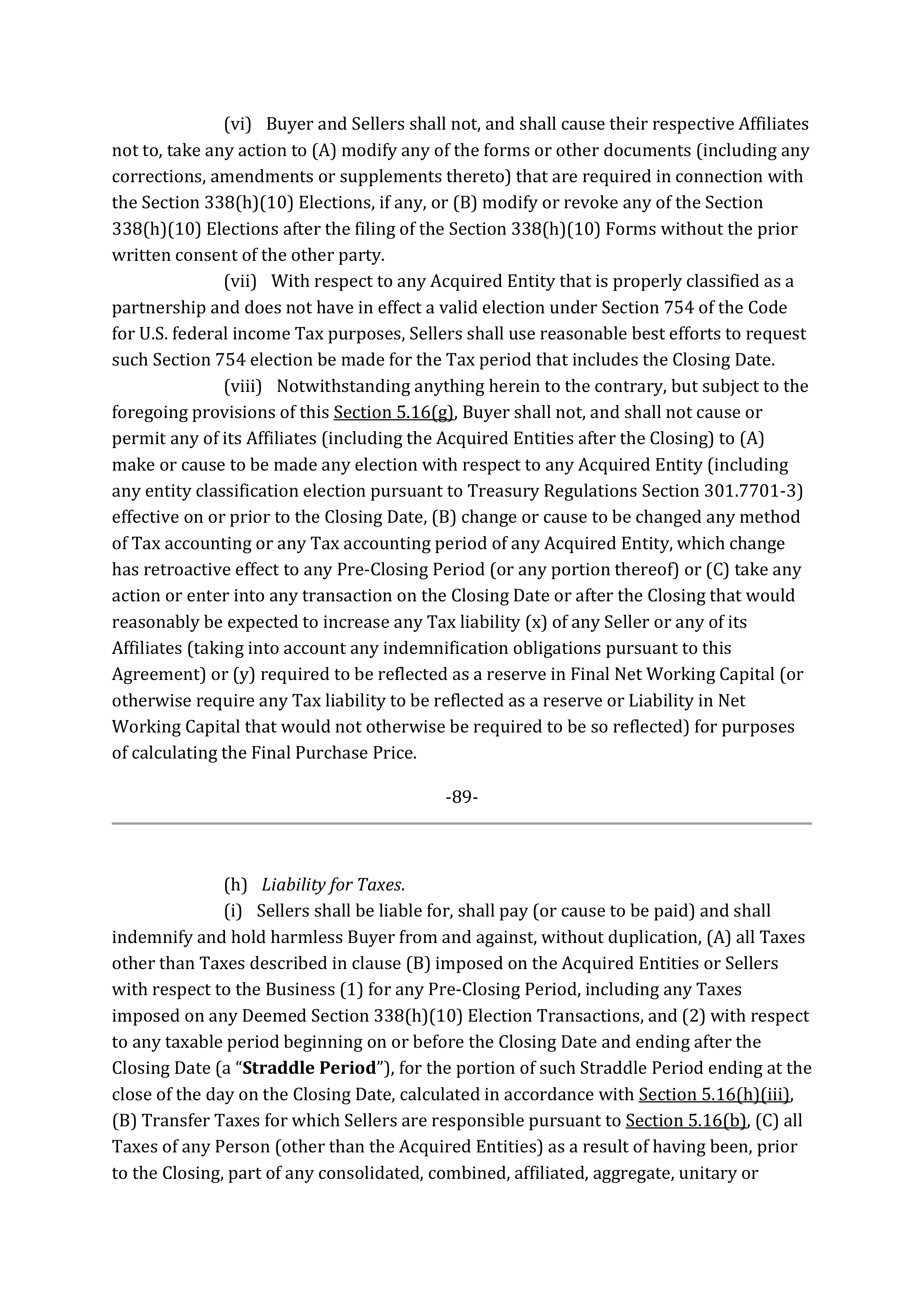 Marathon Petroleum Purchase and Sale Agreement — page 111