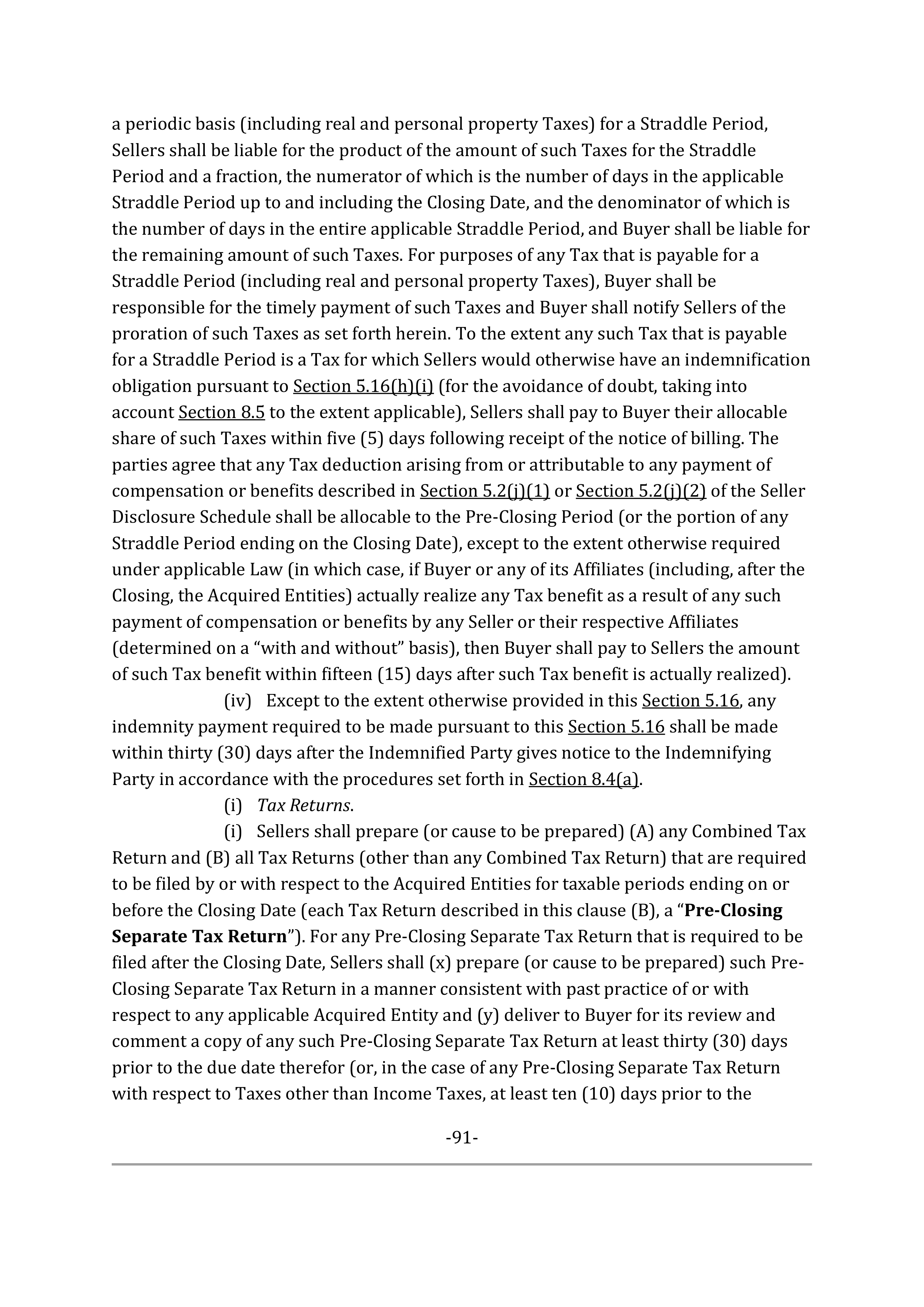 Marathon Petroleum Purchase and Sale Agreement — page 113