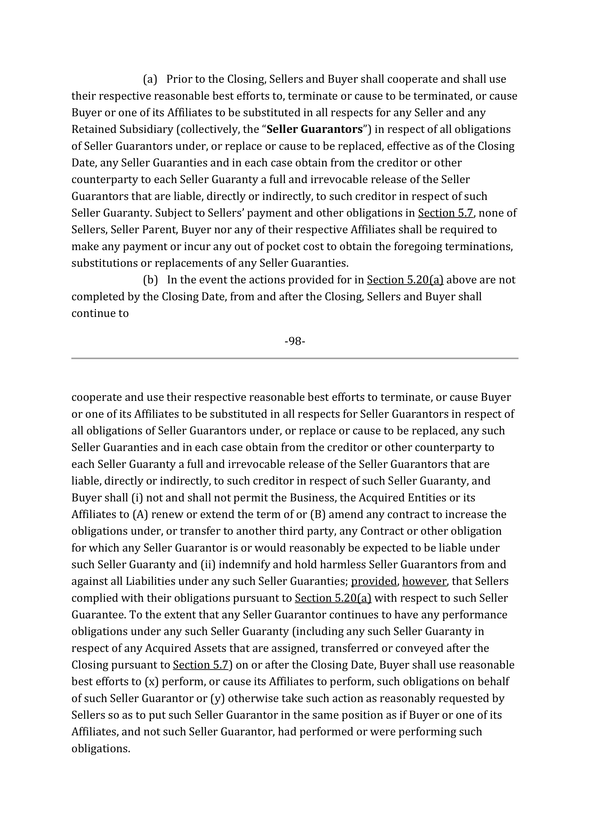 Marathon Petroleum Purchase and Sale Agreement — page 122