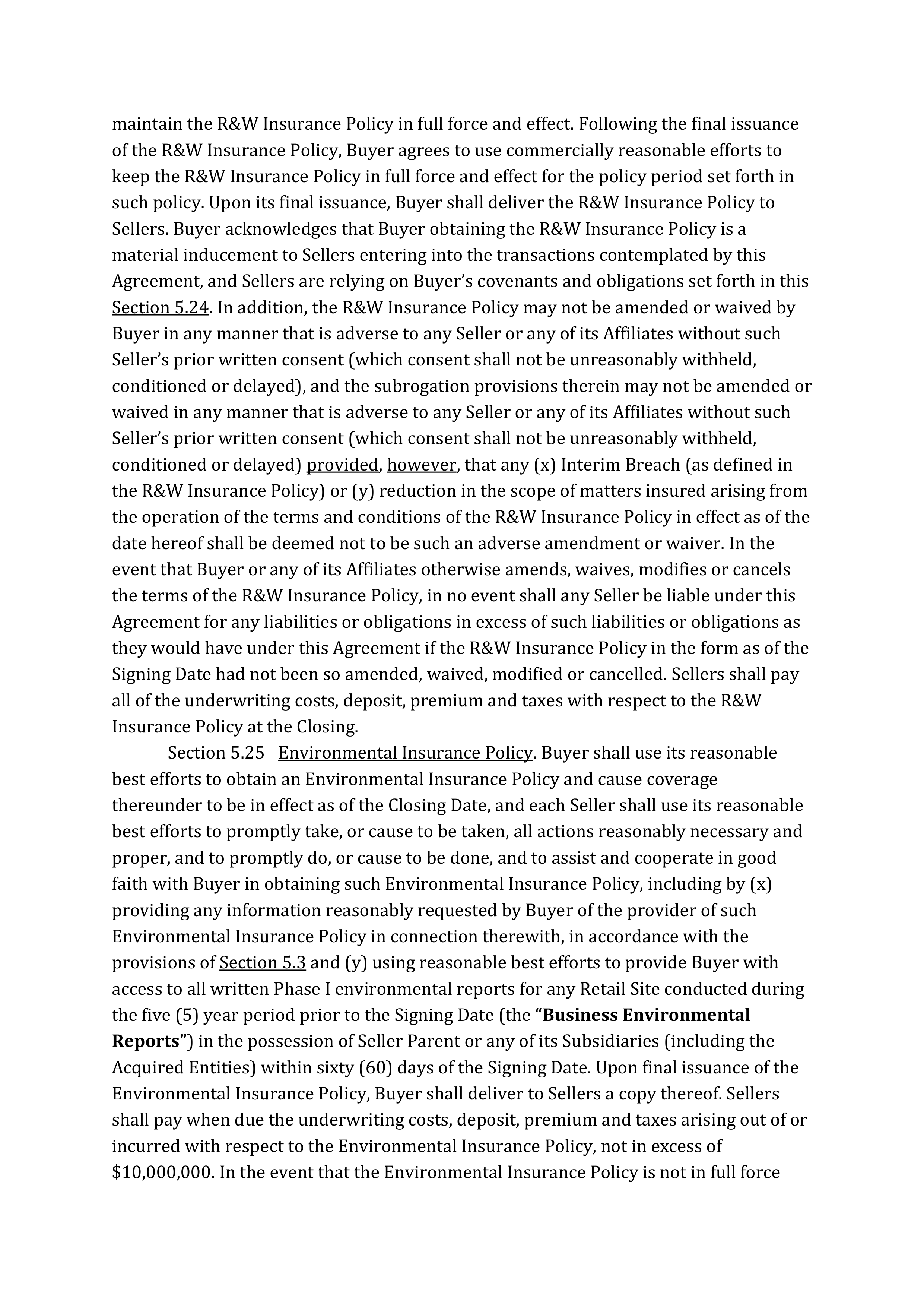 Marathon Petroleum Purchase and Sale Agreement — page 125