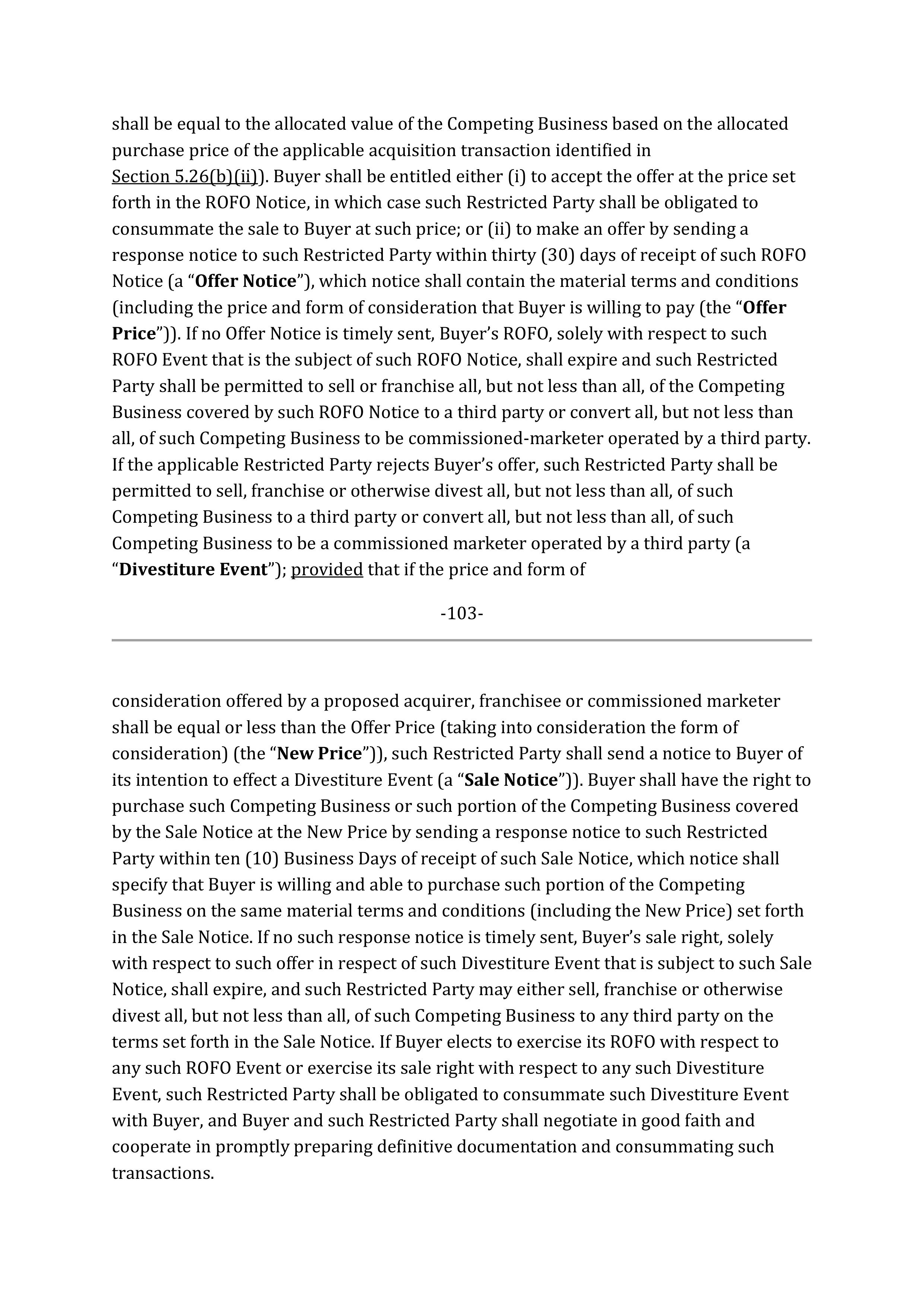 Marathon Petroleum Purchase and Sale Agreement — page 128