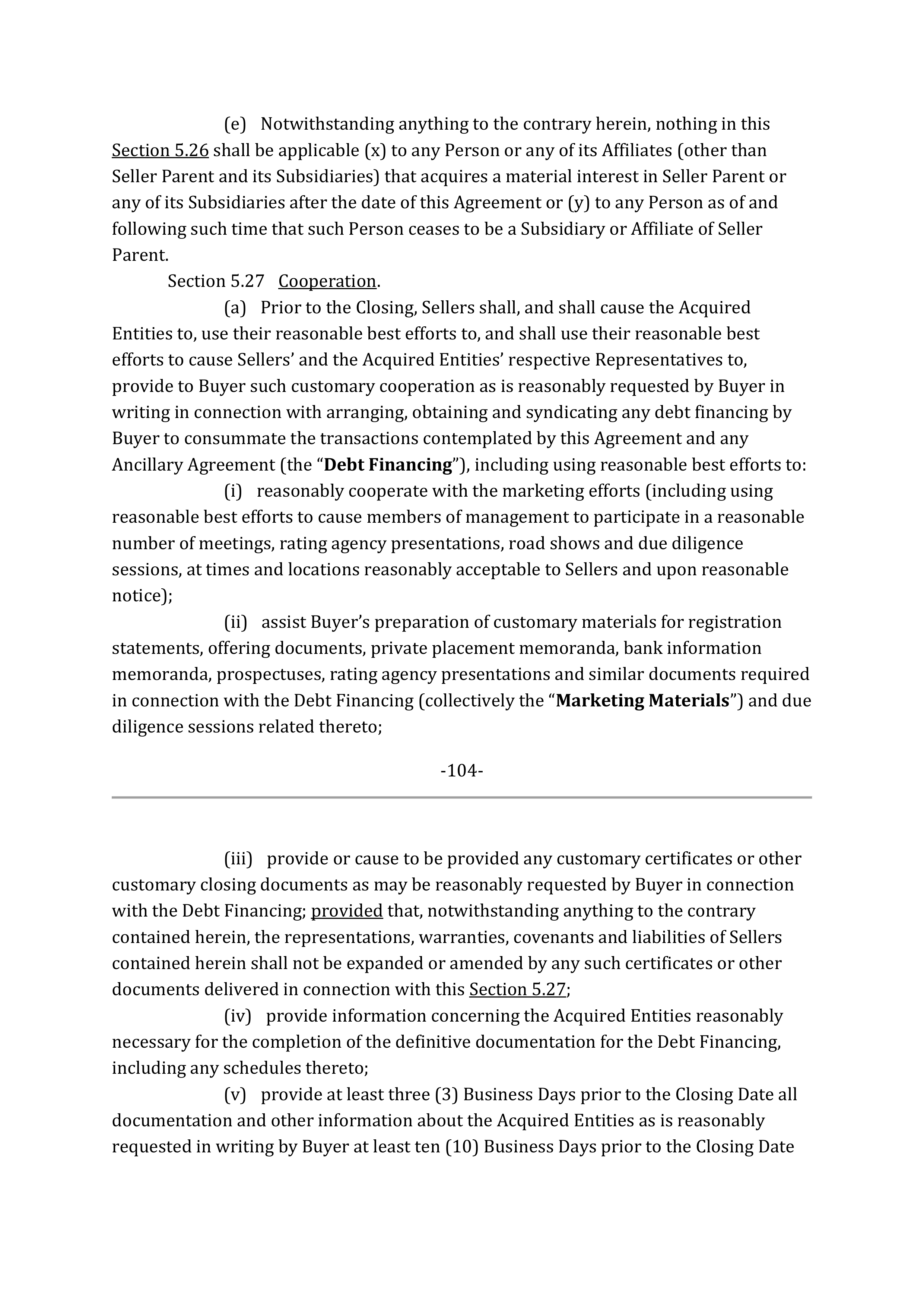 Marathon Petroleum Purchase and Sale Agreement — page 129