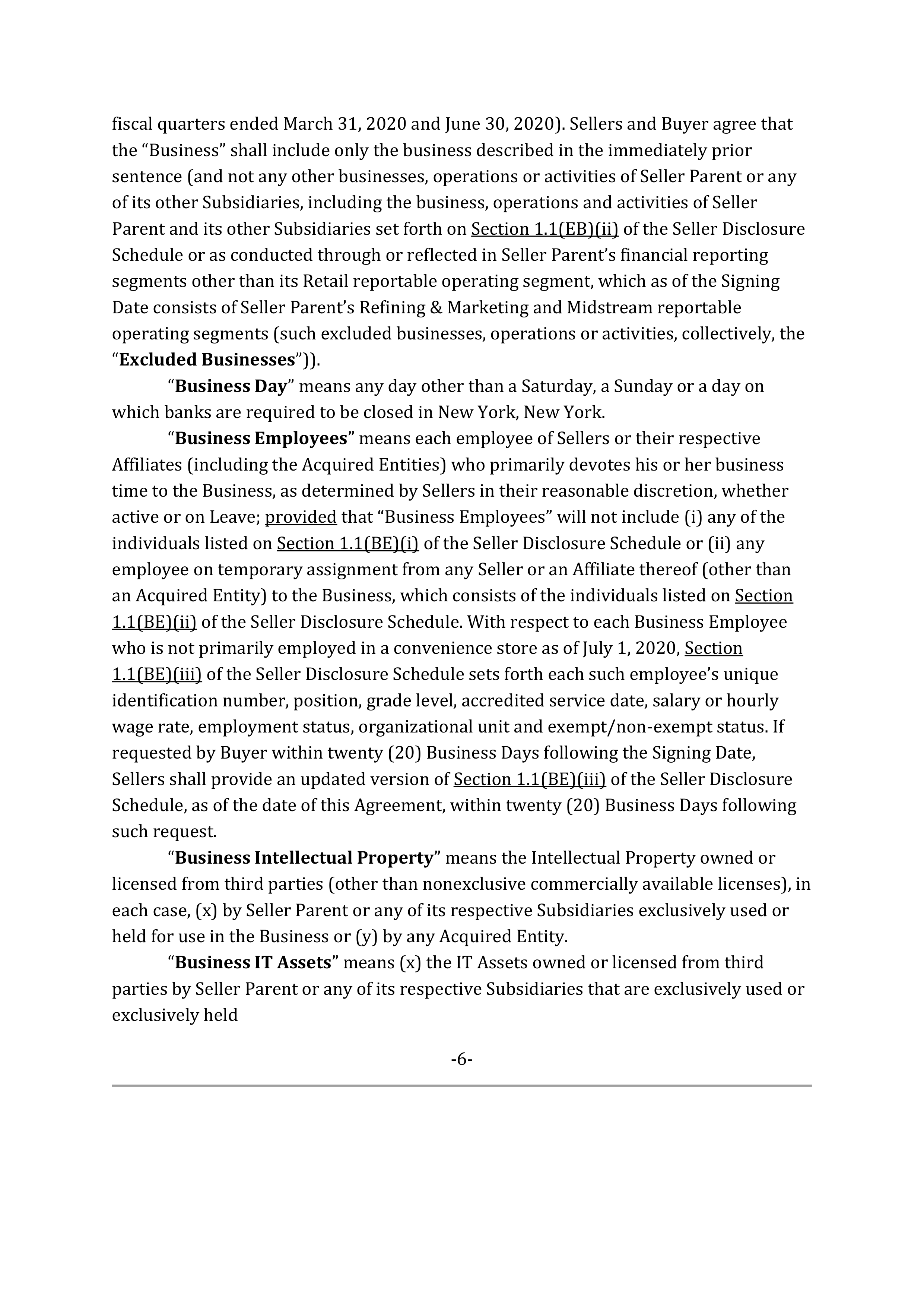 Marathon Petroleum Purchase and Sale Agreement — page 13