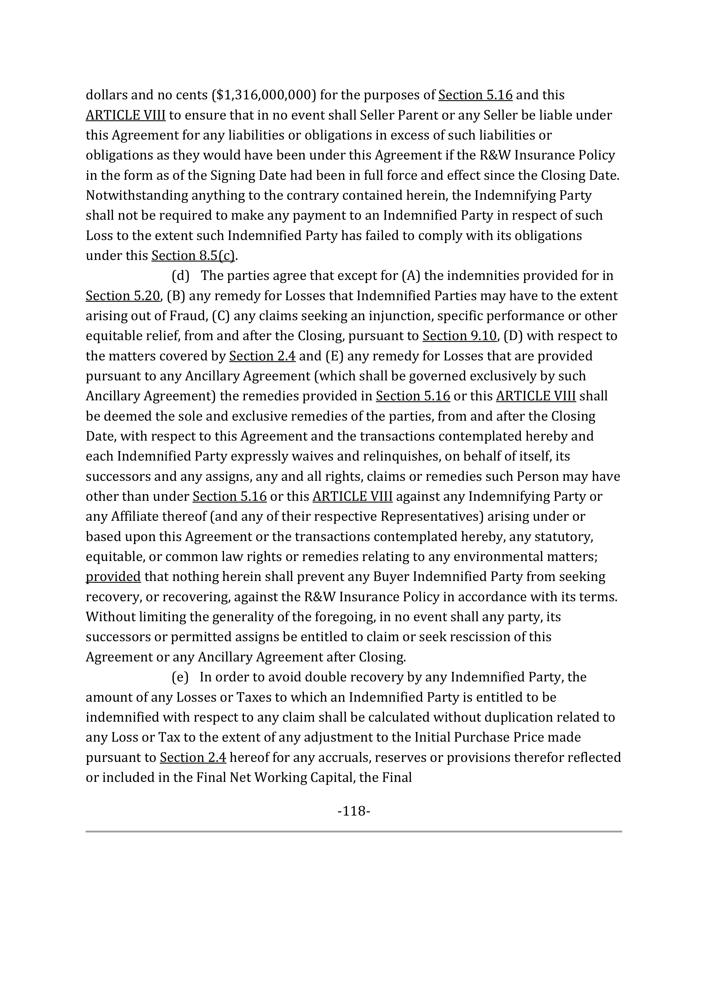 Marathon Petroleum Purchase and Sale Agreement — page 146