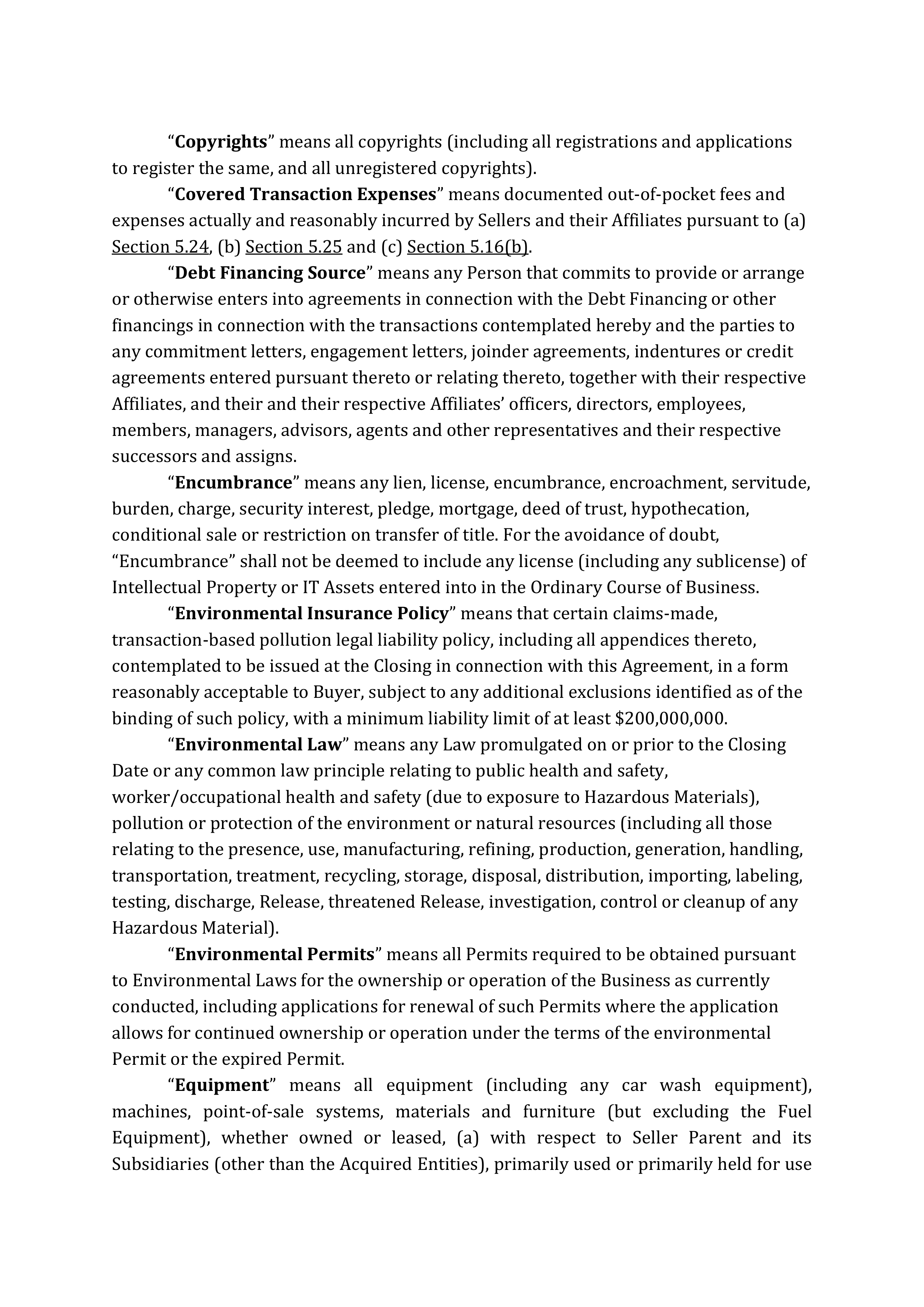 Marathon Petroleum Purchase and Sale Agreement — page 15