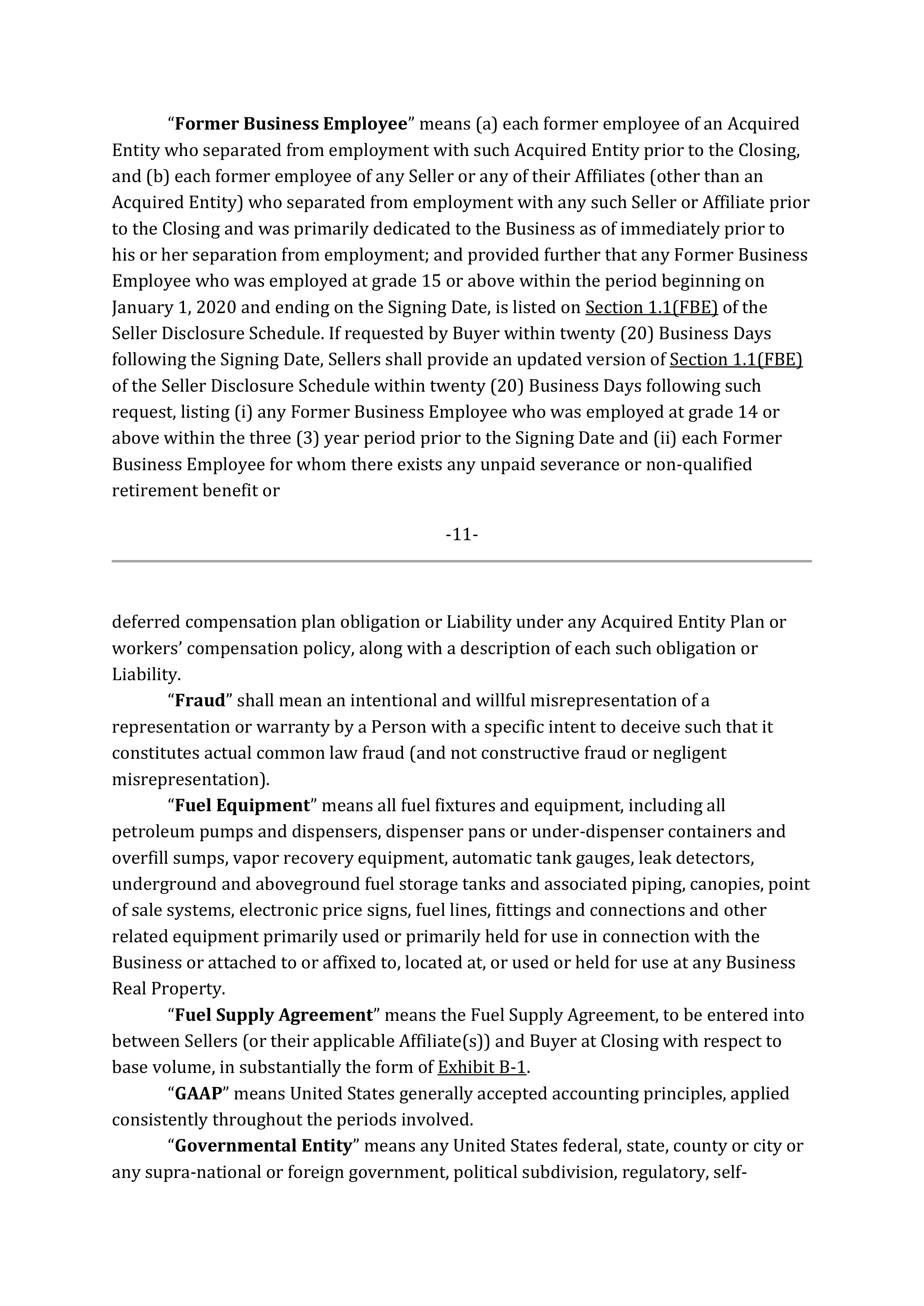 Marathon Petroleum Purchase and Sale Agreement — page 19