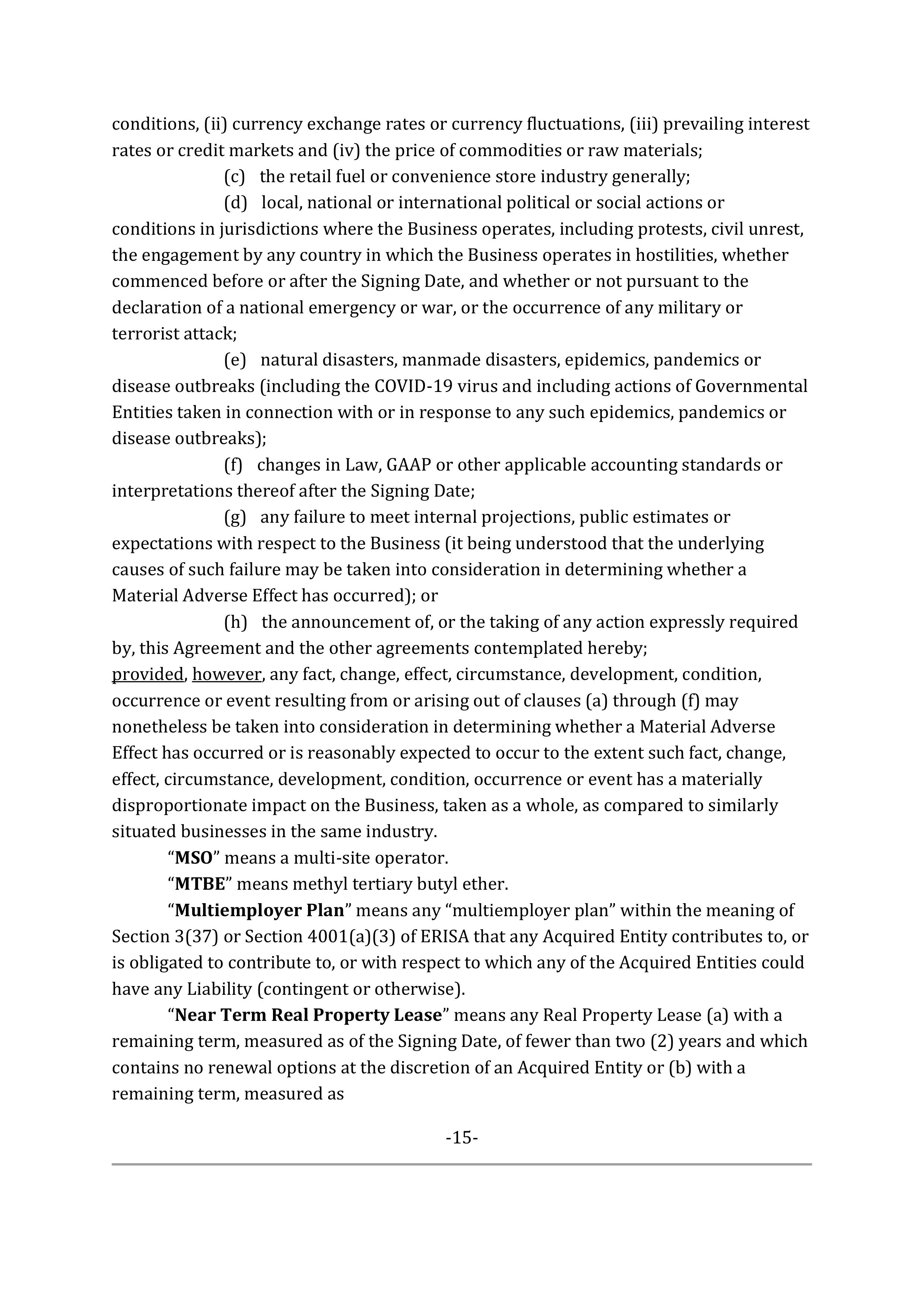 Marathon Petroleum Purchase and Sale Agreement — page 23