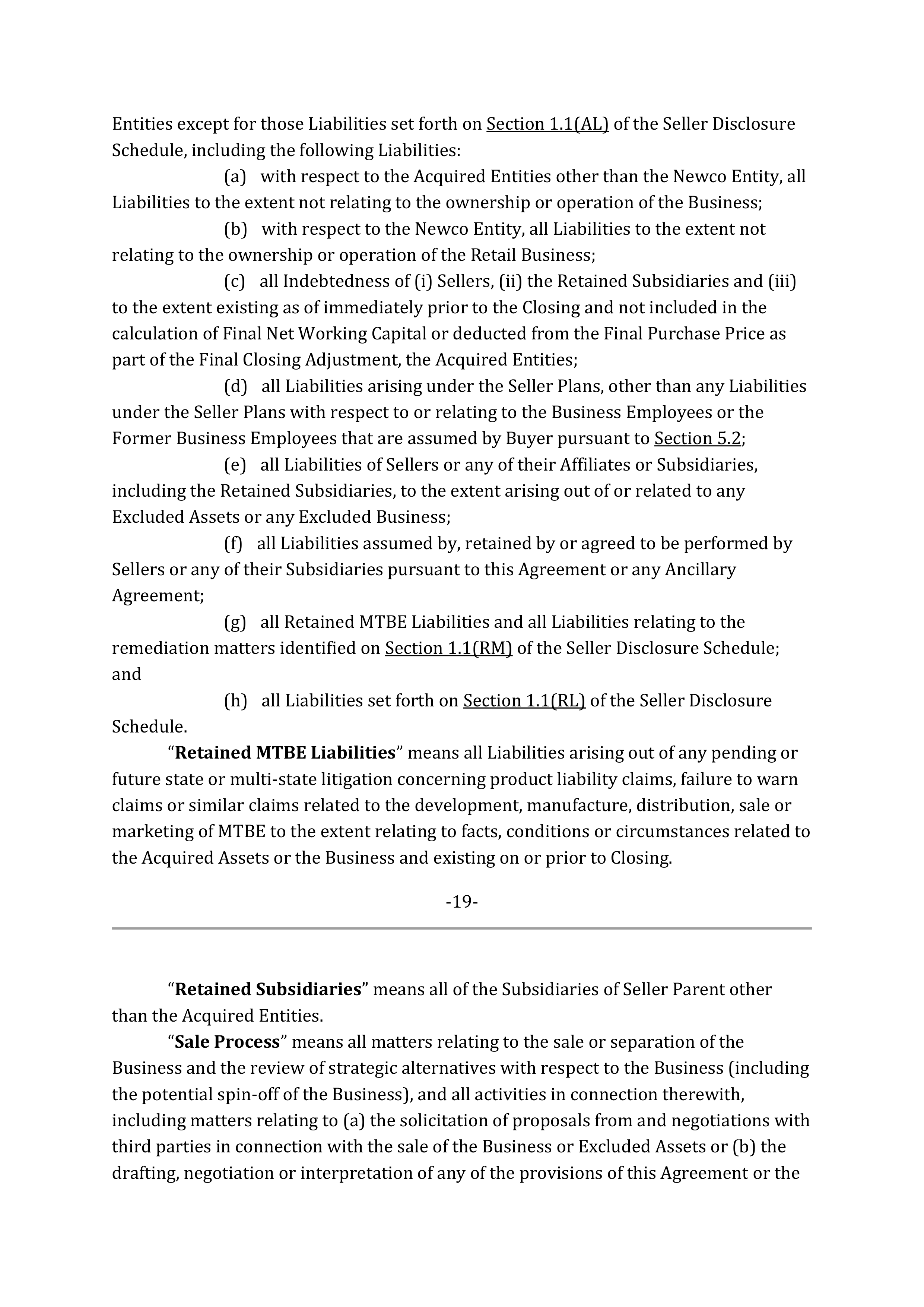 Marathon Petroleum Purchase and Sale Agreement — page 28