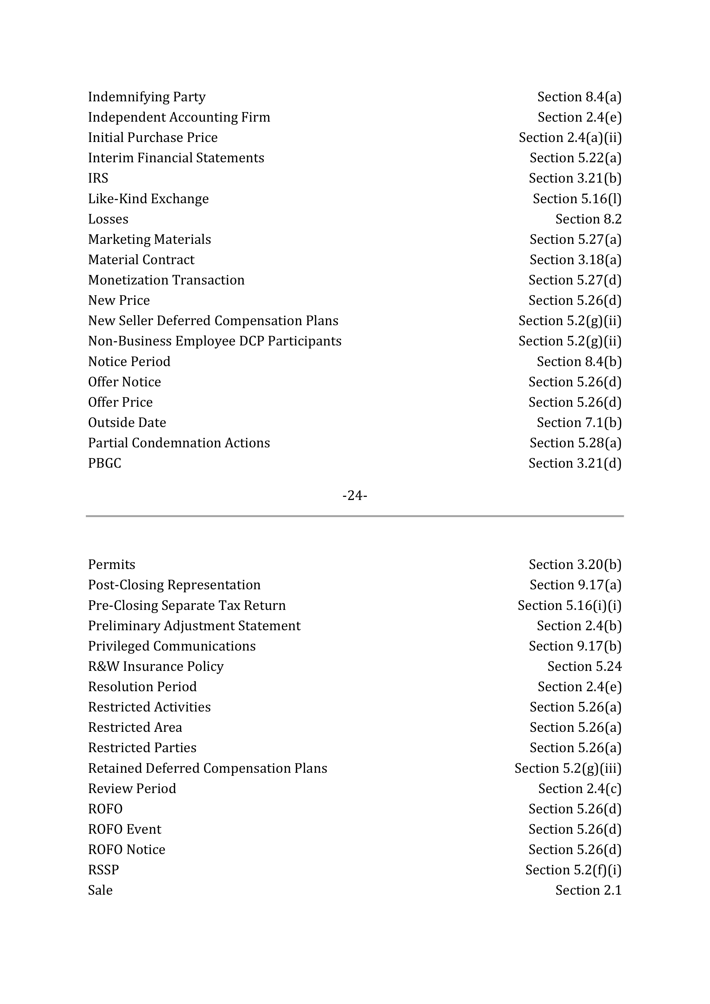 Marathon Petroleum Purchase and Sale Agreement — page 34