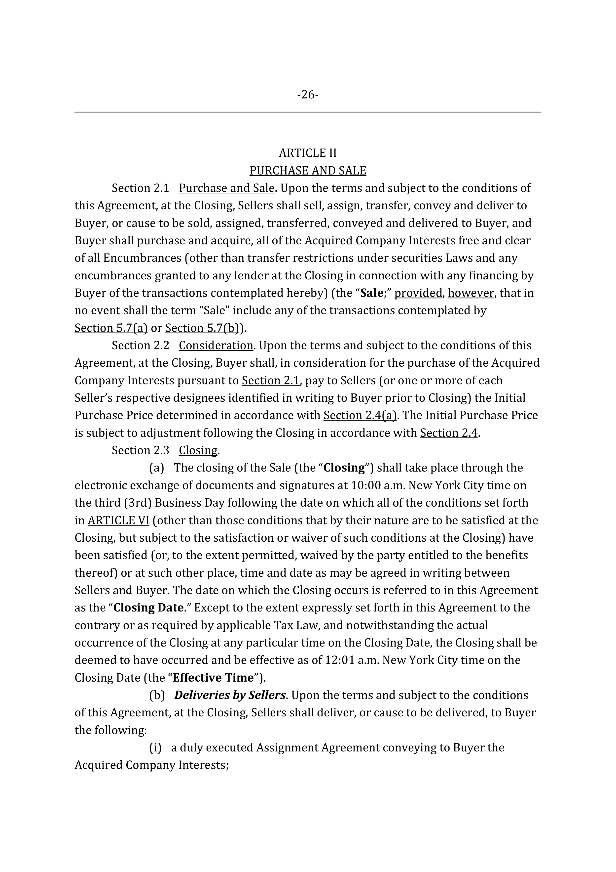 Marathon Petroleum Purchase and Sale Agreement — page 36