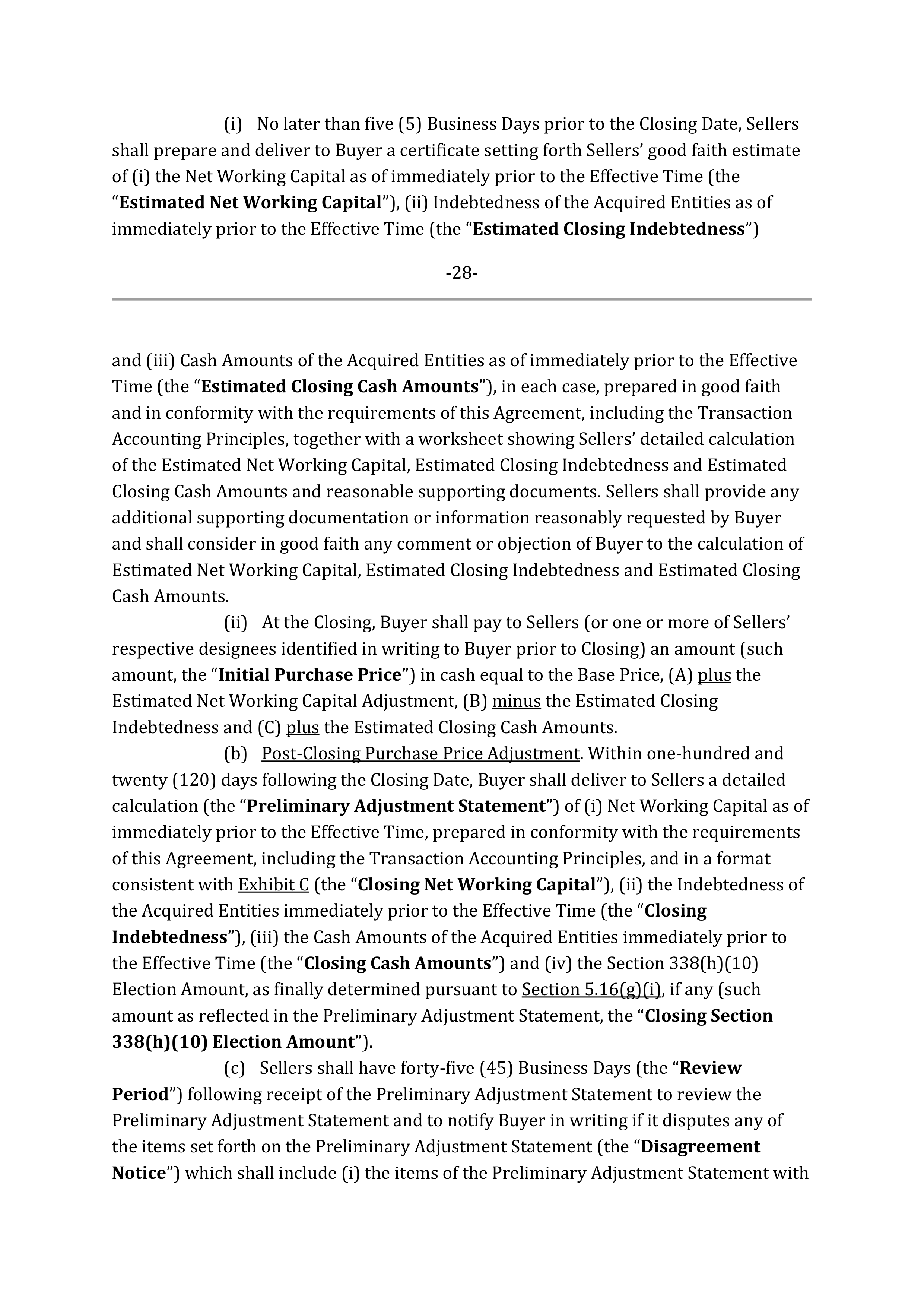 Marathon Petroleum Purchase and Sale Agreement — page 38