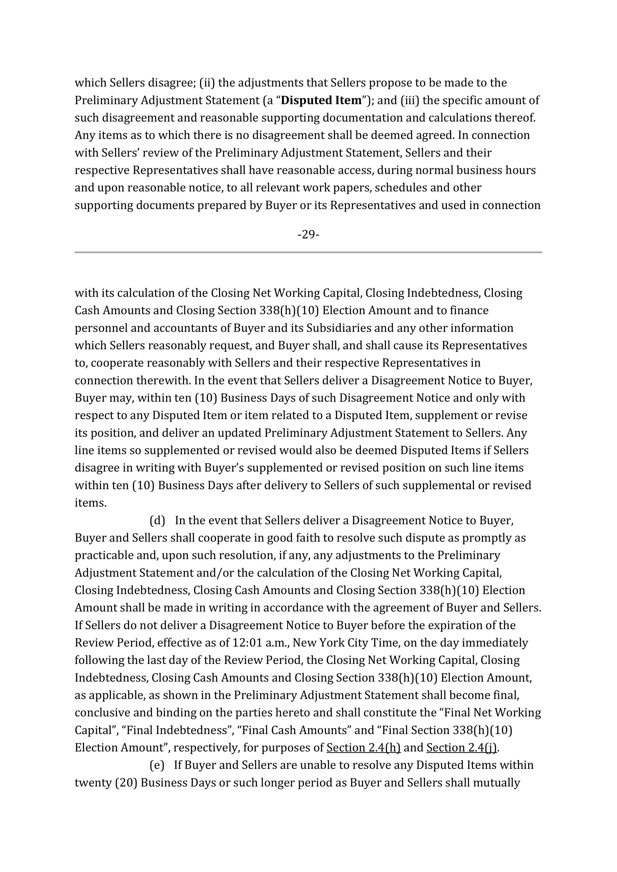 Marathon Petroleum Purchase and Sale Agreement — page 39